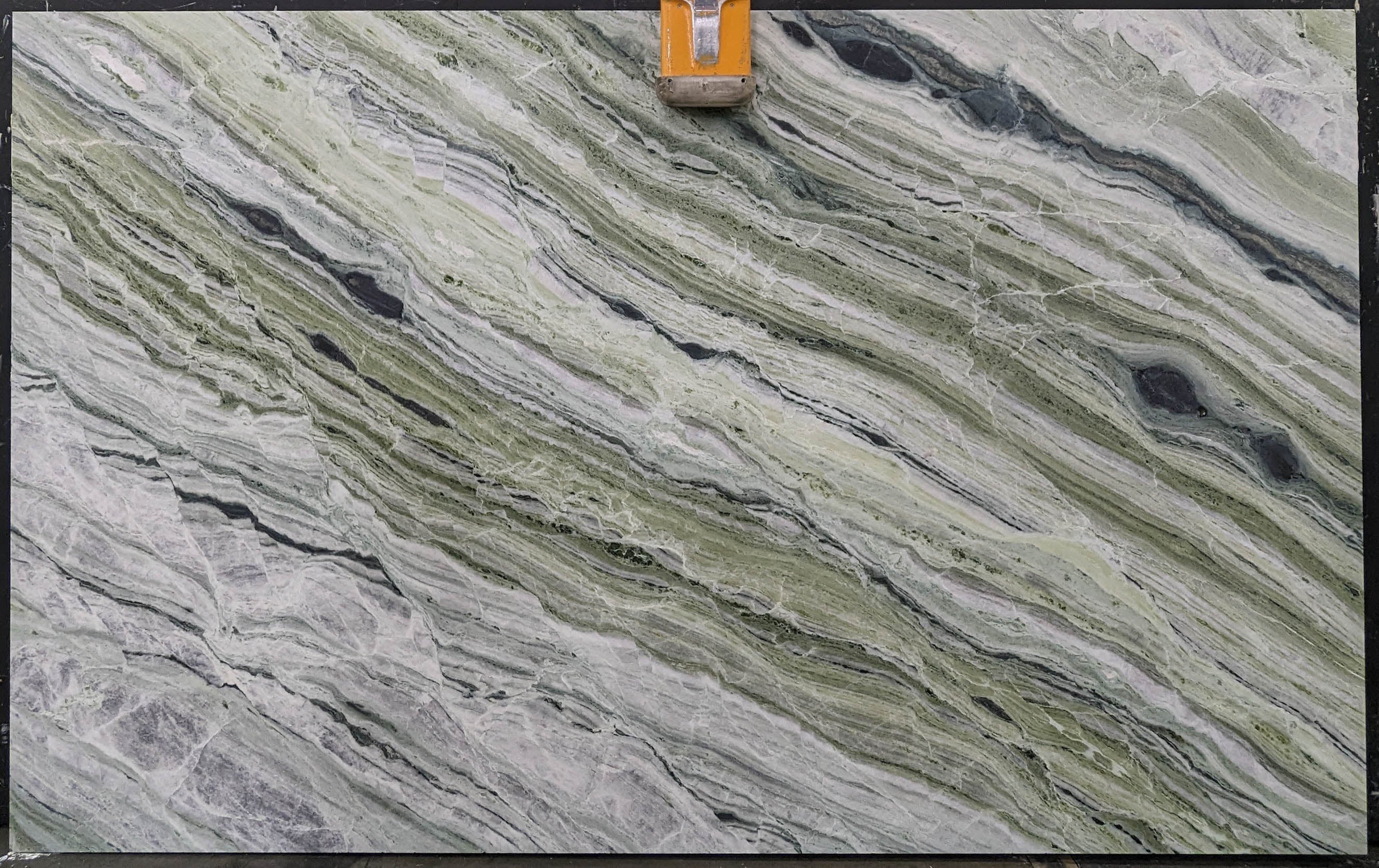  Matcha%20Verde%20Marble%20Slab%203/4%22%20%20Honed%20Stone - L5254#17 -  72x115 