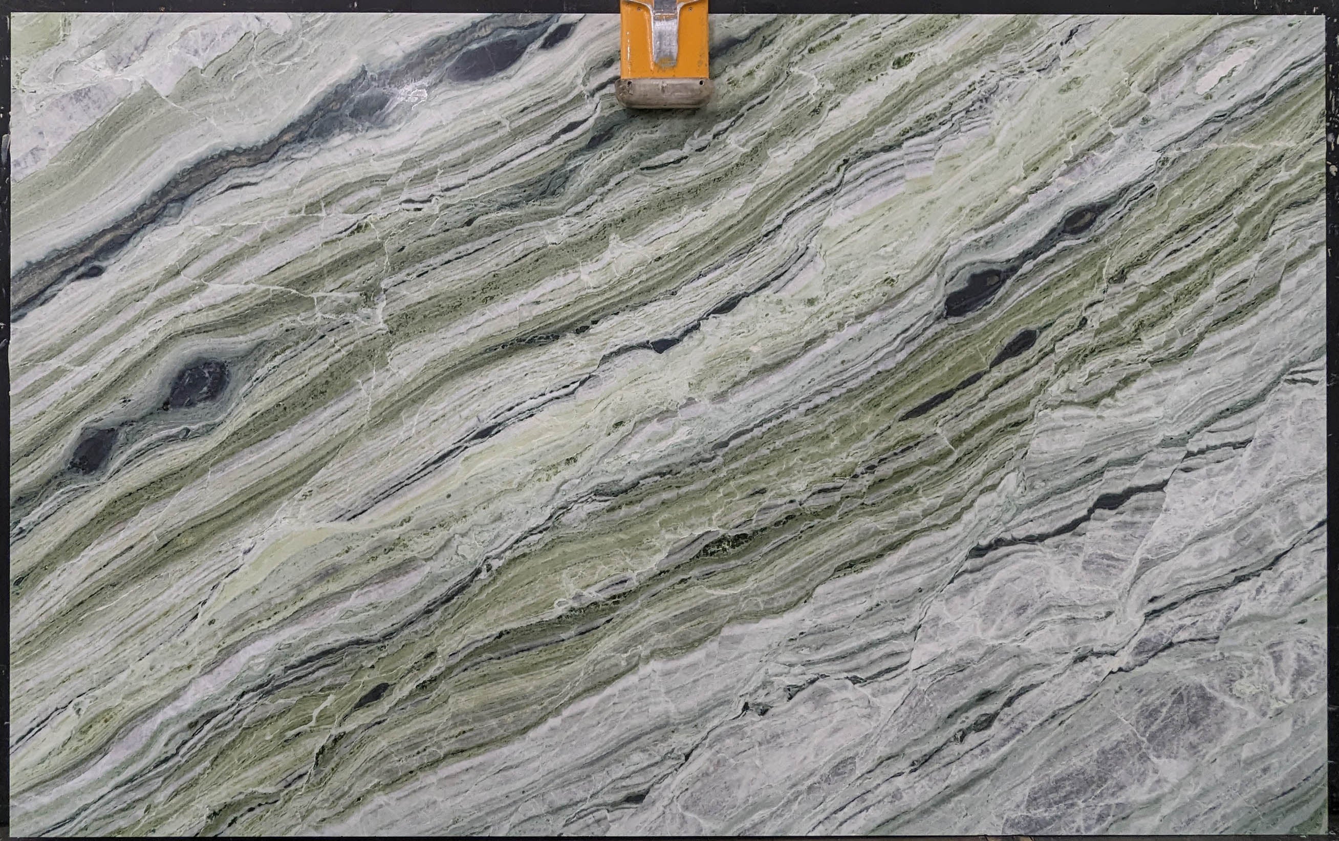  Matcha%20Verde%20Marble%20Slab%203/4%22%20%20Honed%20Stone - L5254#18 -  72x115 