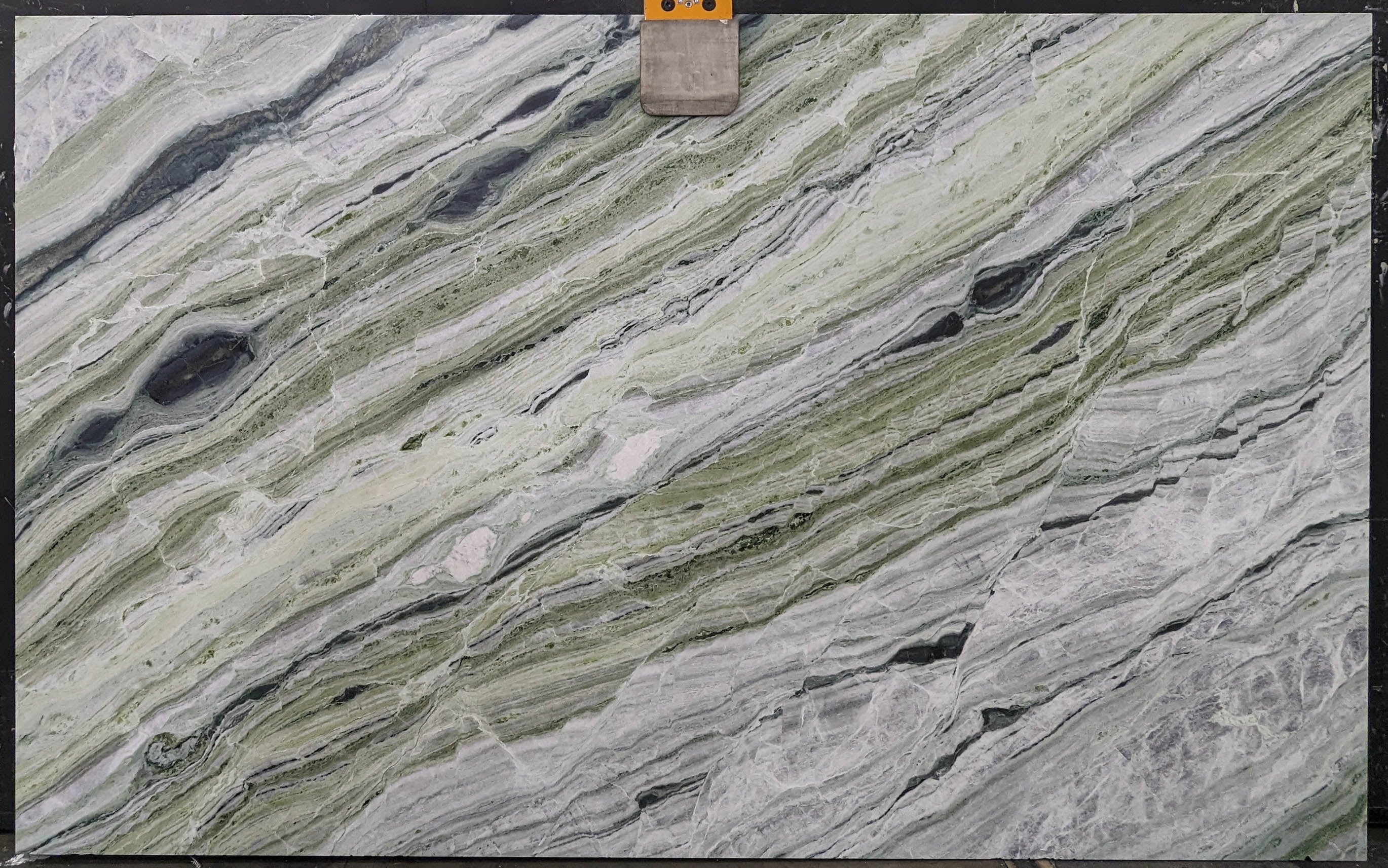  Matcha%20Verde%20Marble%20Slab%203/4%22%20%20Honed%20Stone - L5254#22 -  72x115 