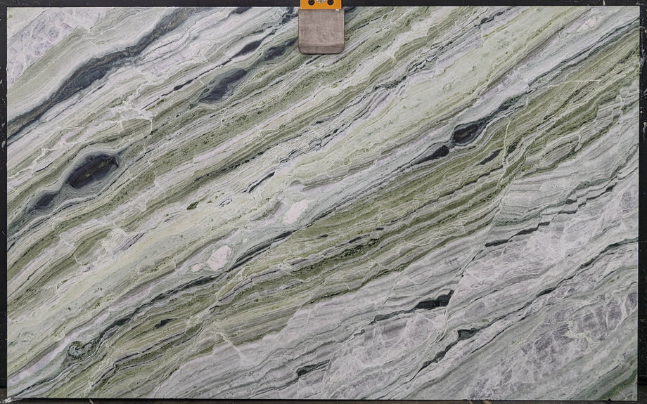  Matcha Verde Marble Slab 3/4  Honed Stone - L5254#22 -  72x115 