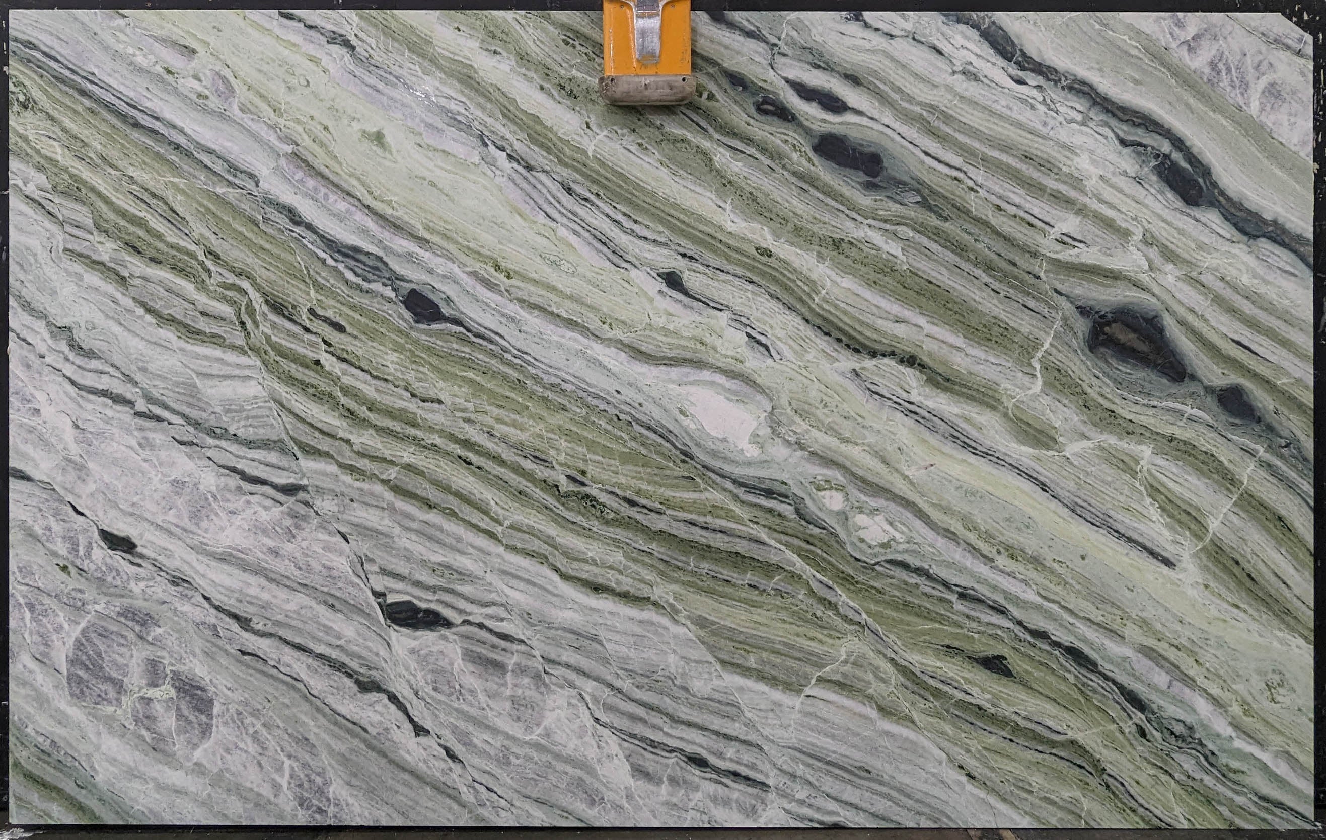  Matcha%20Verde%20Marble%20Slab%203/4%22%20%20Honed%20Stone - L5254#23 -  72x115 