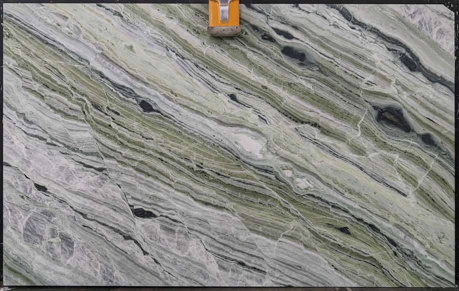  Matcha Verde Marble Slab 3/4  Honed Stone - L5254#23 -  72x115 