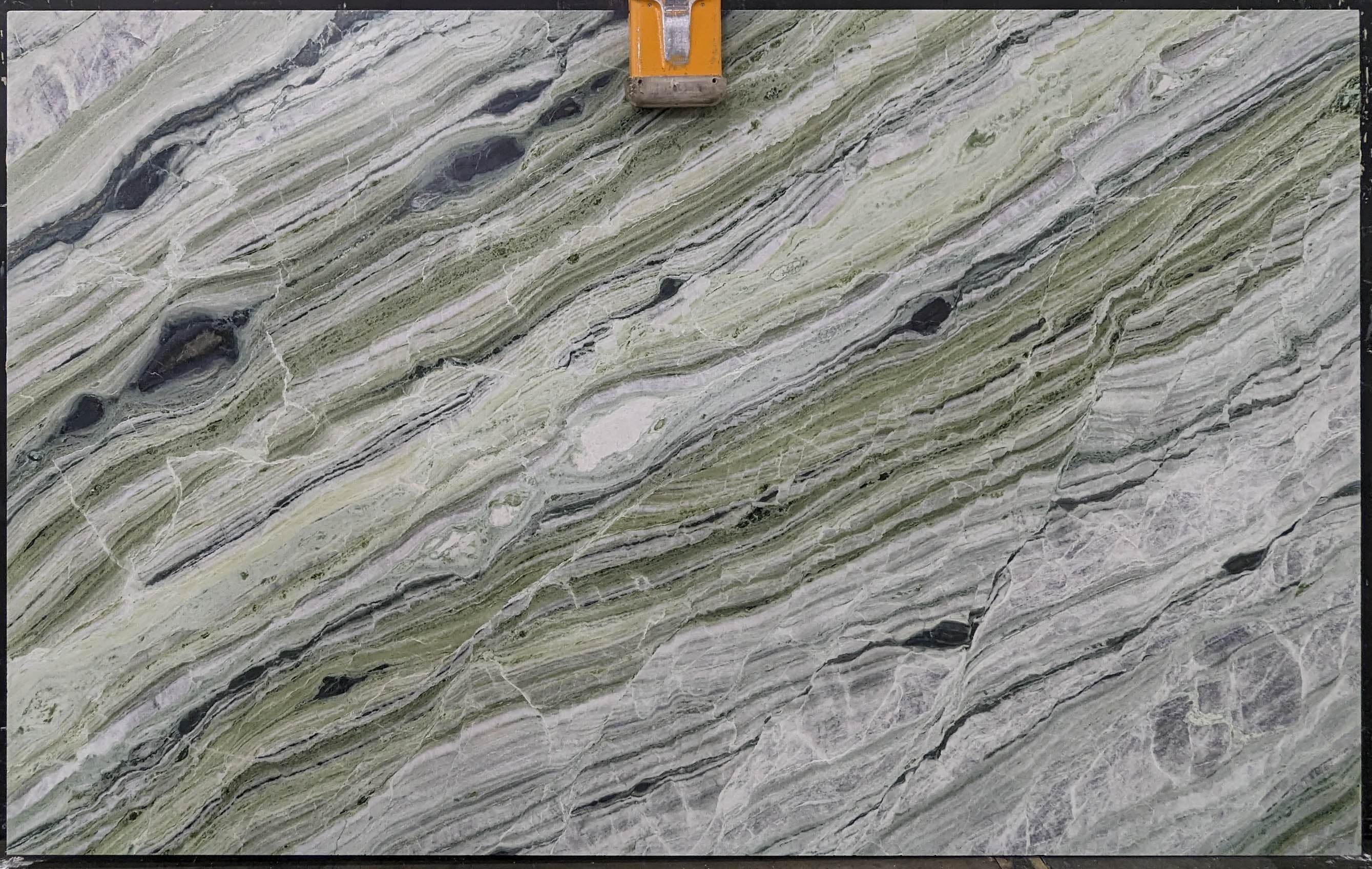  Matcha Verde Marble Slab 3/4  Honed Stone - L5254#24 -  72x115 