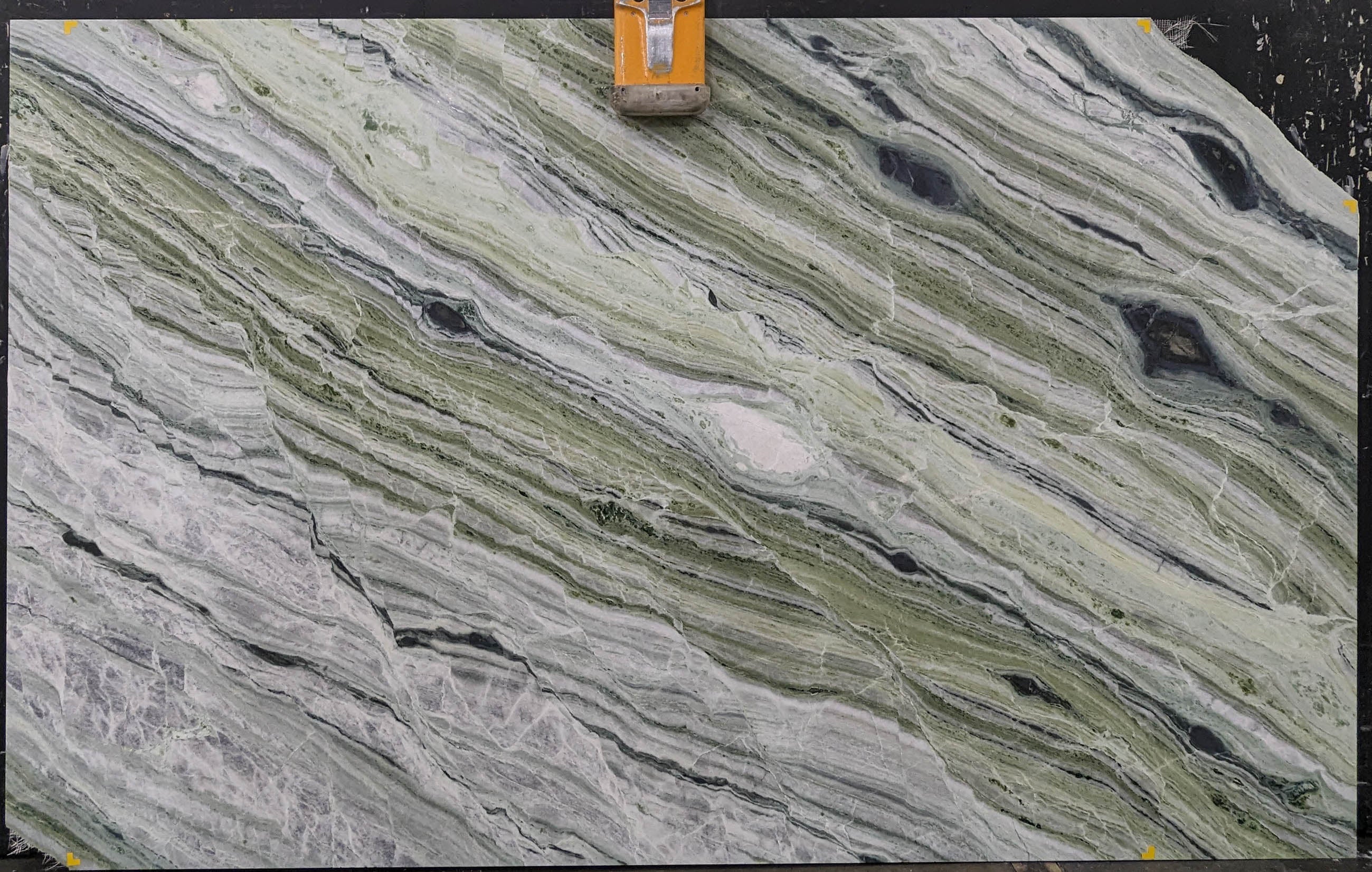  Matcha Verde Marble Slab 3/4  Honed Stone - L5254#25 -  72x94 