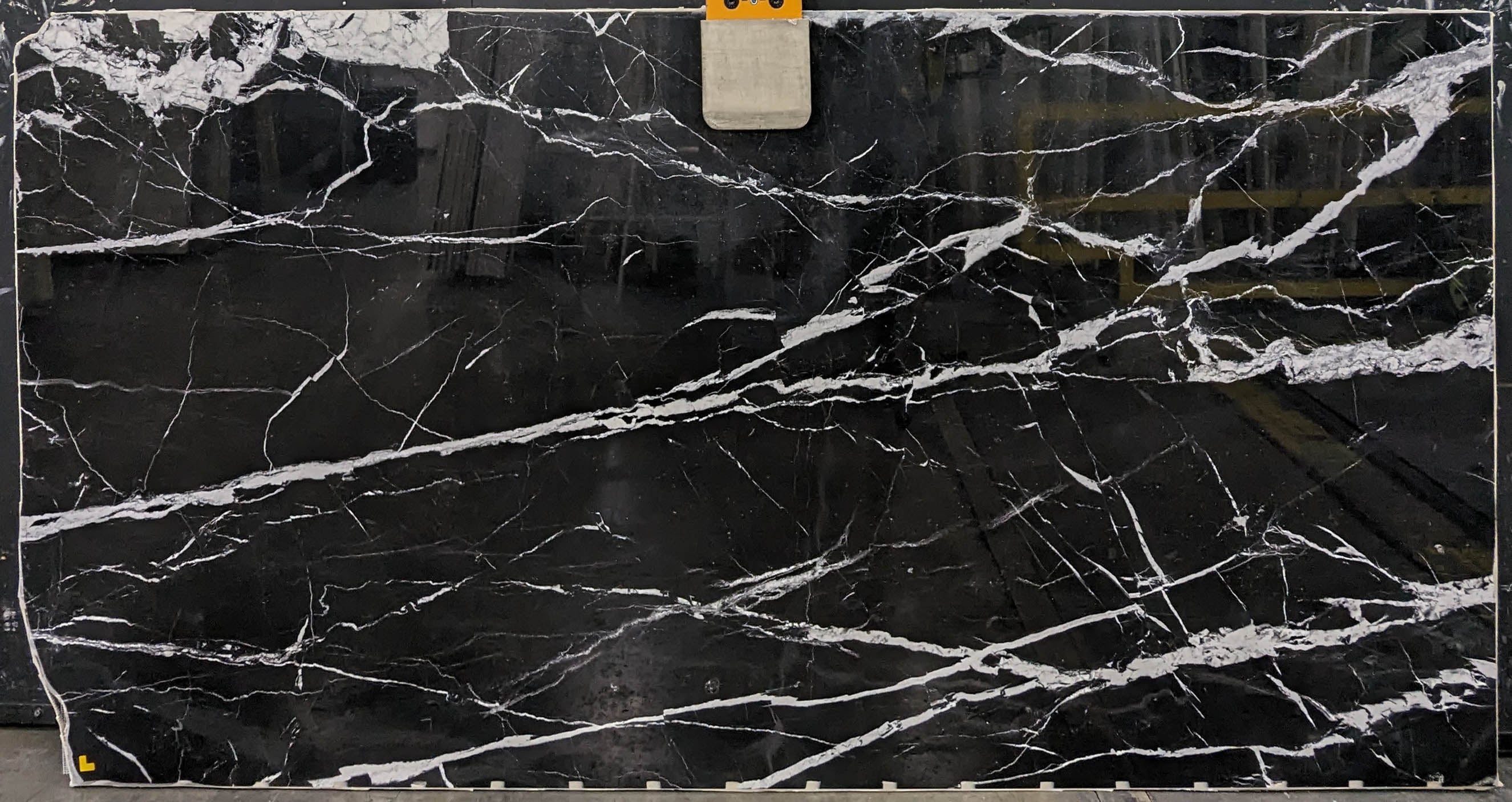  Nero Marquina Marble Slab 3/4 - HN0170#06 -  VS 54x113 