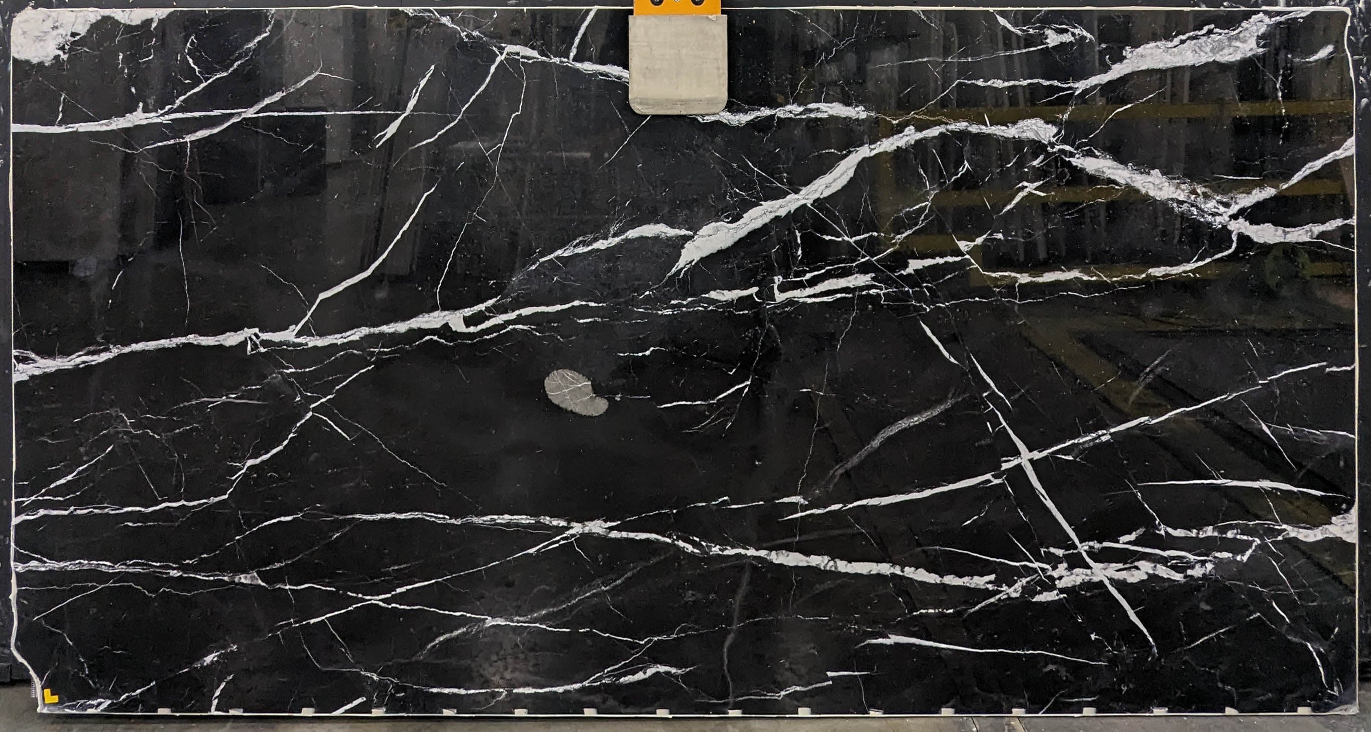  Nero Marquina Marble Slab 3/4 - HN0170#12 -  VS 55x115 