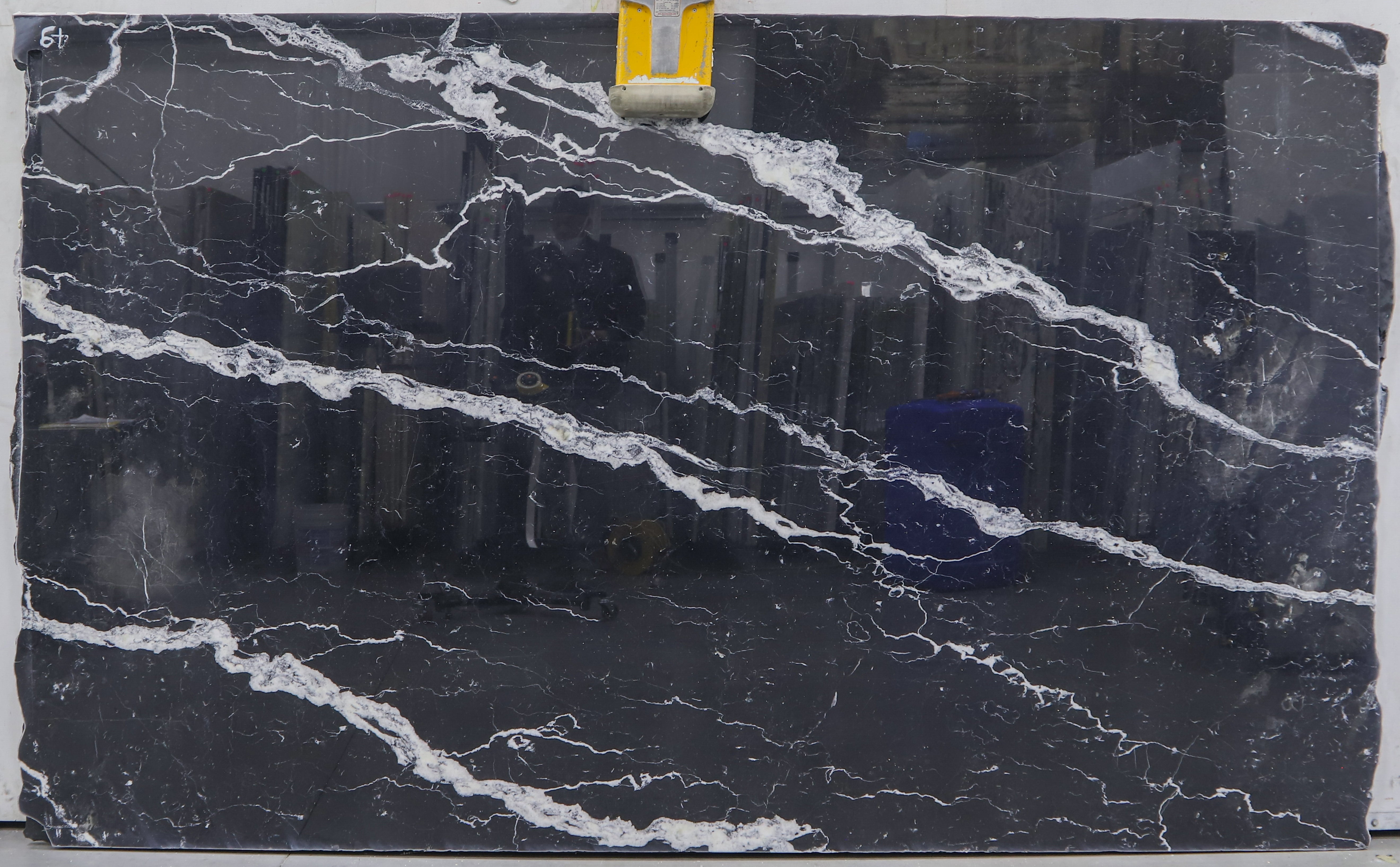  Nero Marquina Marble Slab 3/4 - L009663#49 -  68X180 