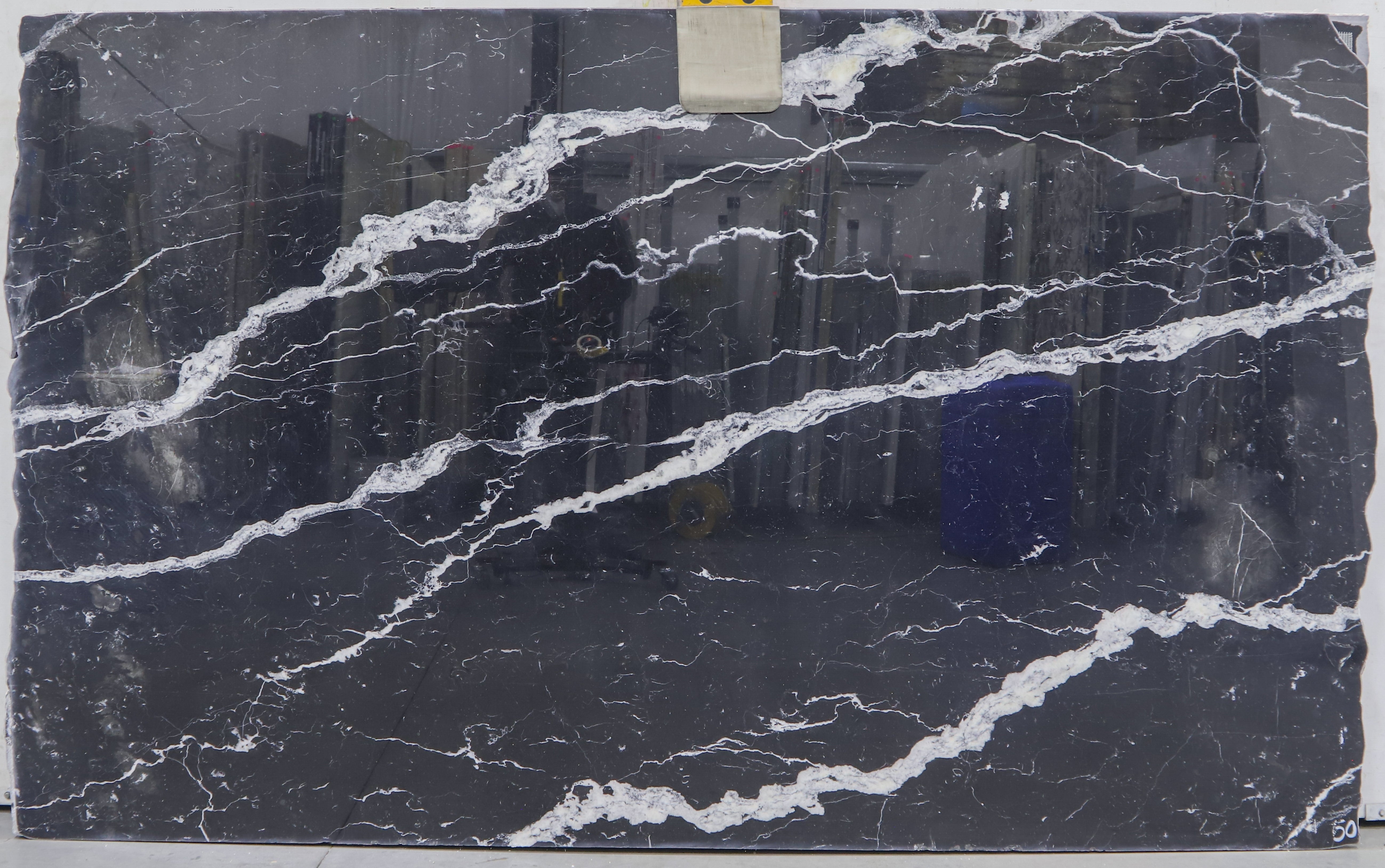  Nero Marquina Marble Slab 3/4 - L009663#50 -  68X108 