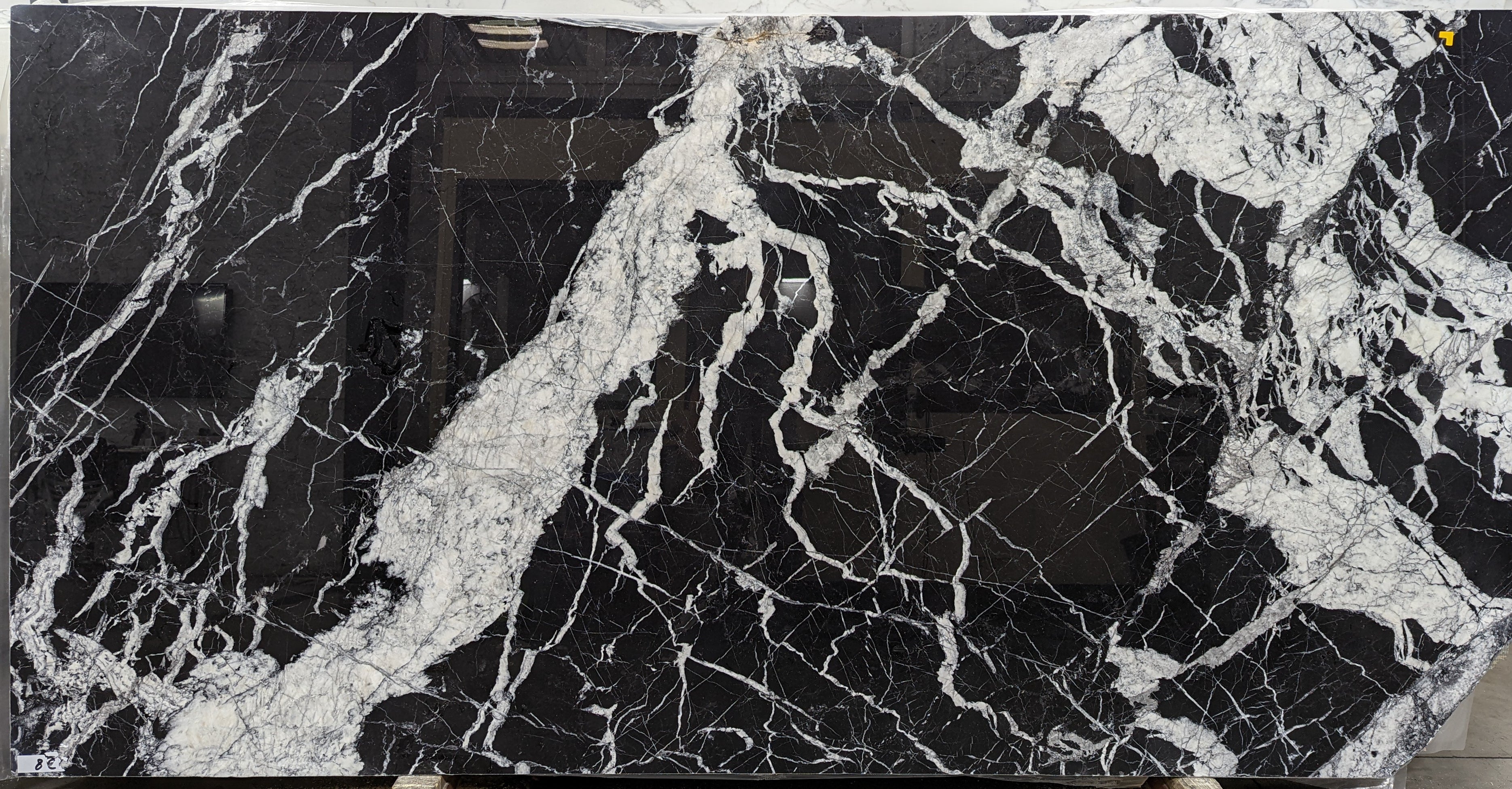  Nero Marquina Marble Slab 3/4 - VR6254#28 -  60x116 