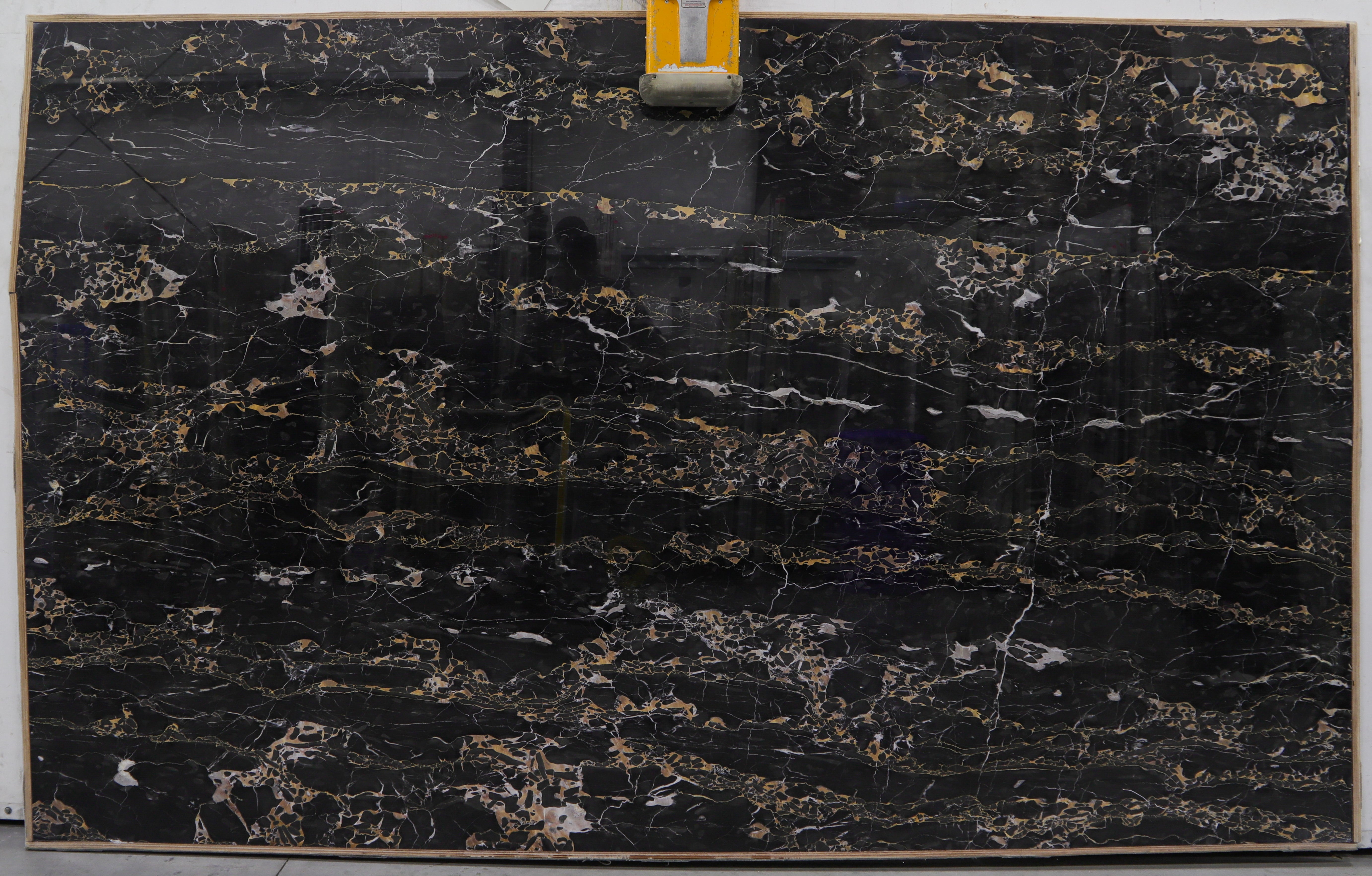  Nero Portoro Marble Slab 3/4  Polished Stone - P194#27 -  70X114 