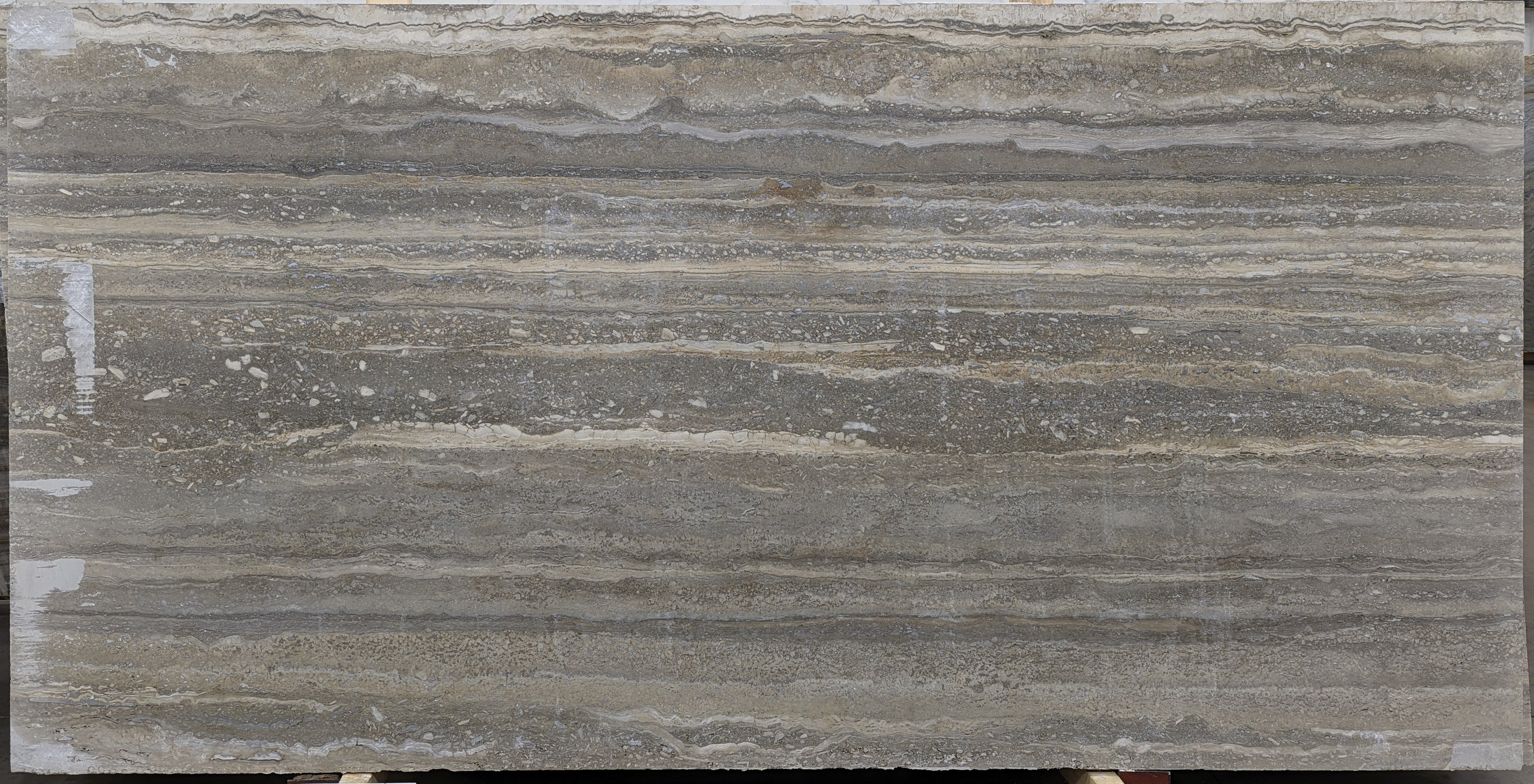  Ocean Blue Travertine Slab 3/4 - 49750#60 -  47x103 