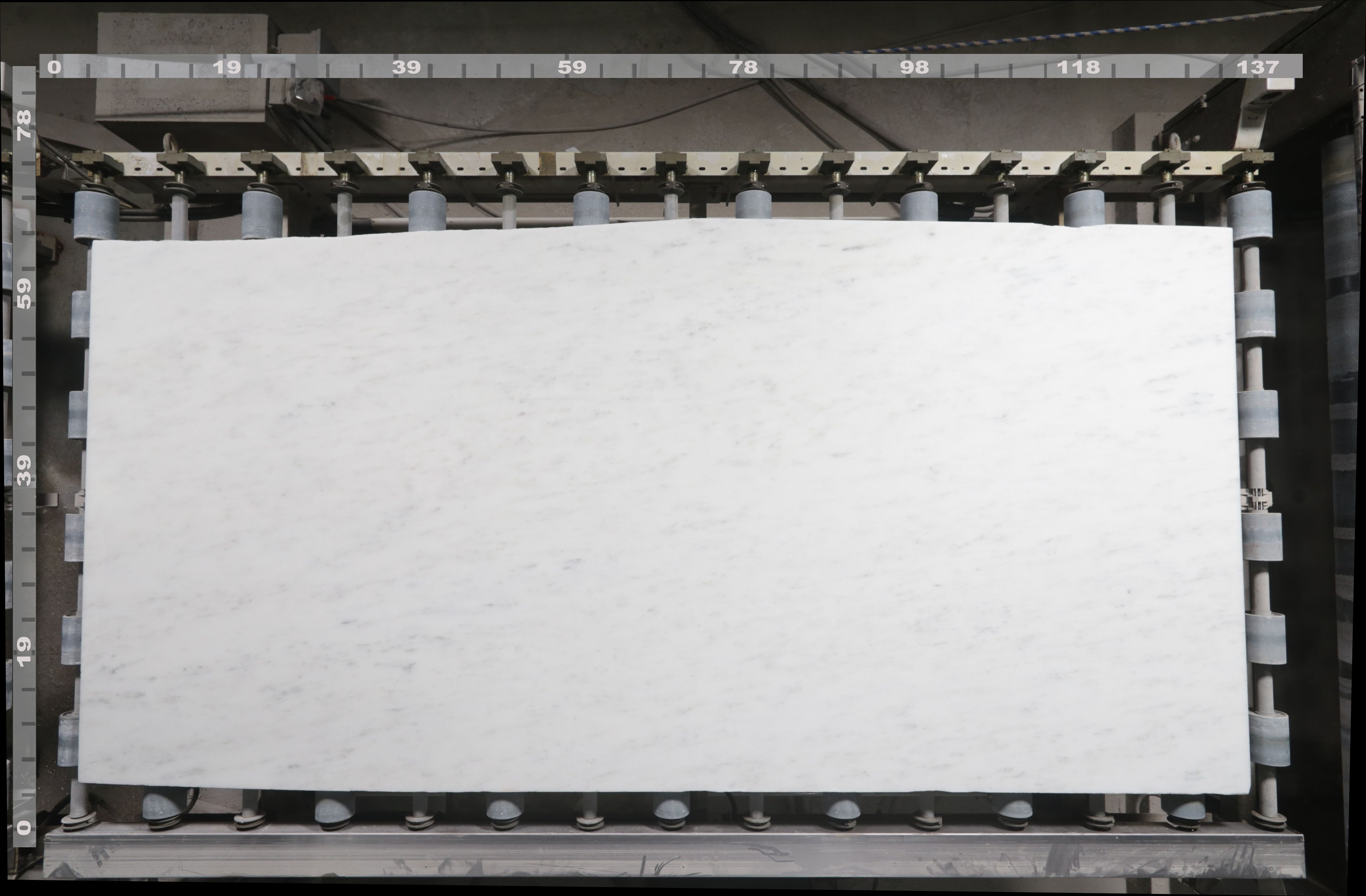  Olympian White Marble Slab 3/4 - 30657#02 -  59x123VS 