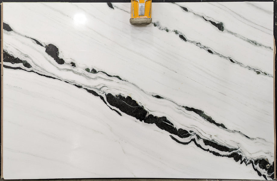  Panda White Marble Slab 3/4  Polished Stone - P12722#43 -  66x104 