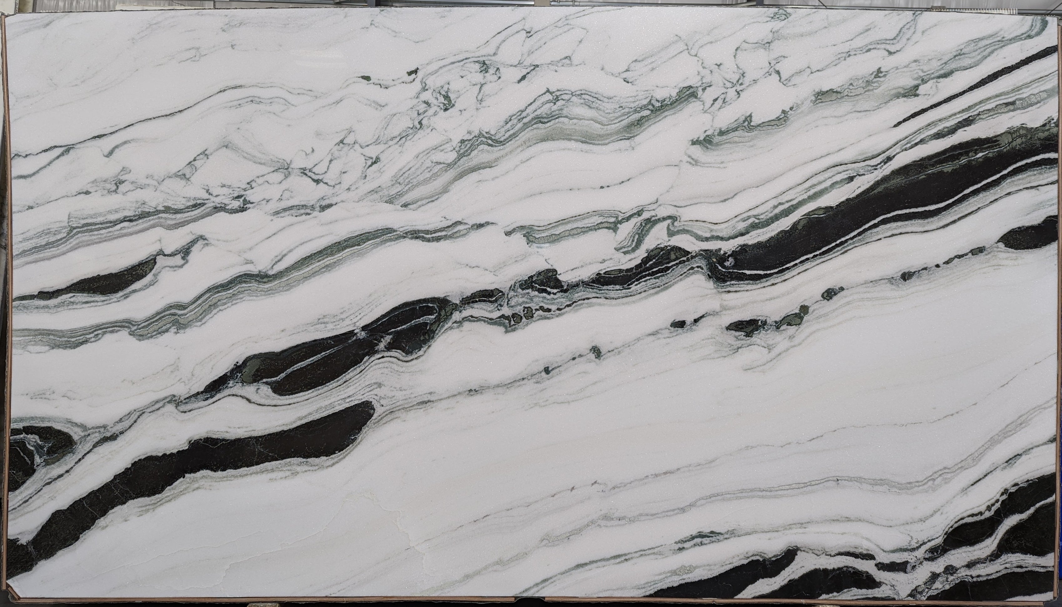  Panda White Marble Slab 3/4  Polished Stone - P40721#11 -  65x118 