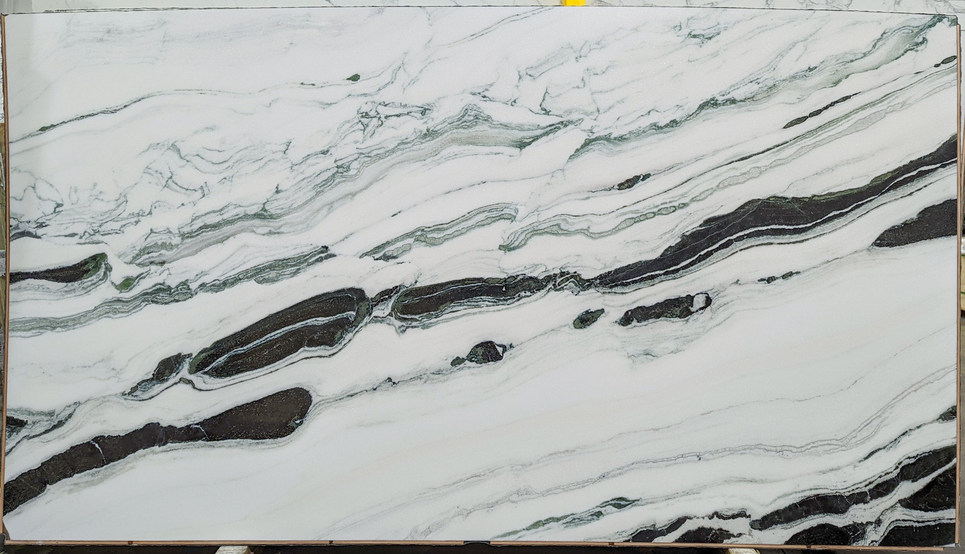  Panda%20White%20Marble%20Slab%203/4%22%20%20Polished%20Stone - P40721#19 -  65x118 