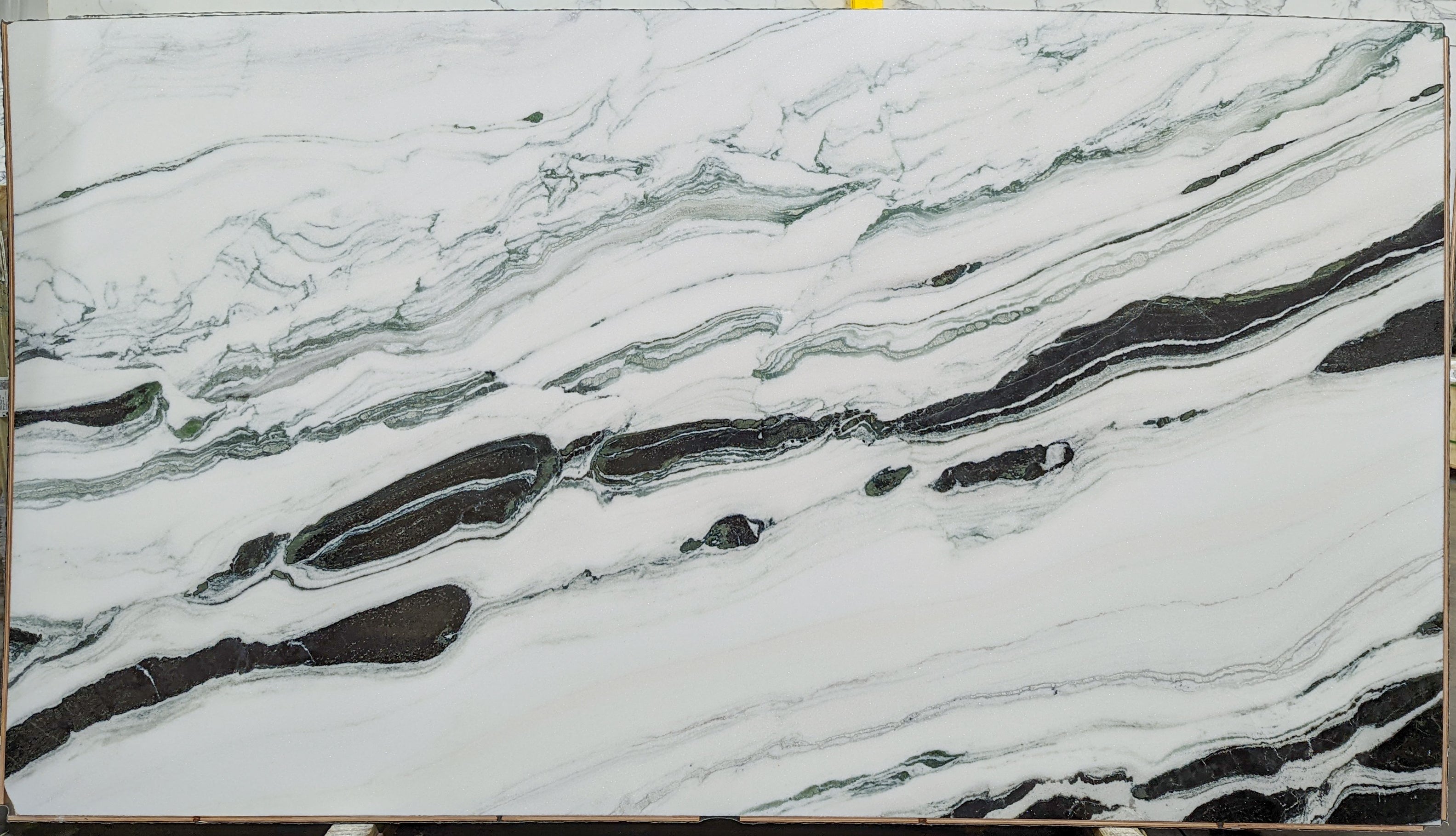  Panda White Marble Slab 3/4  Polished Stone - P40721#19 -  65x118 