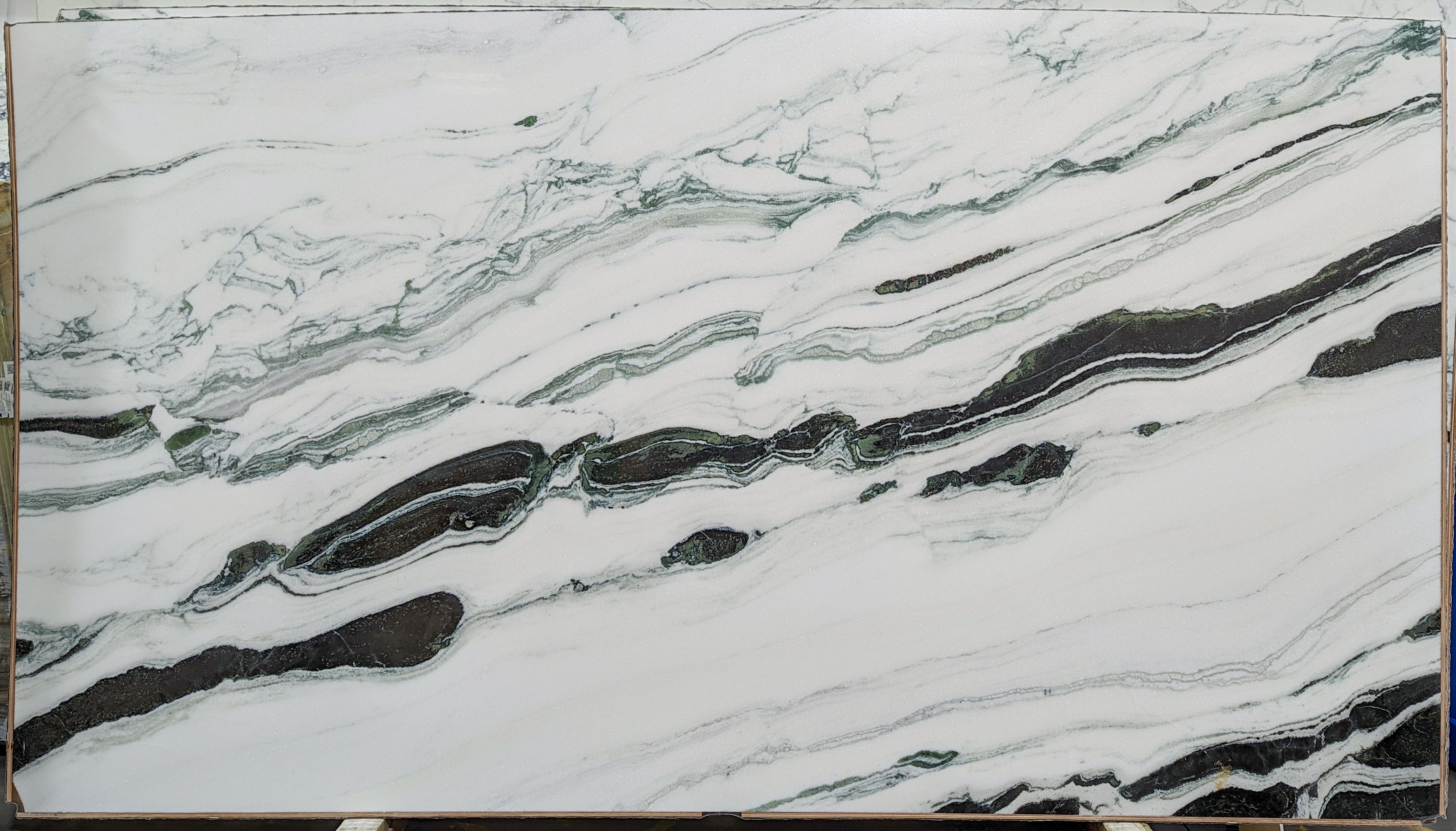  Panda%20White%20Marble%20Slab%203/4%22%20%20Polished%20Stone - P40721#21 -  65x118 