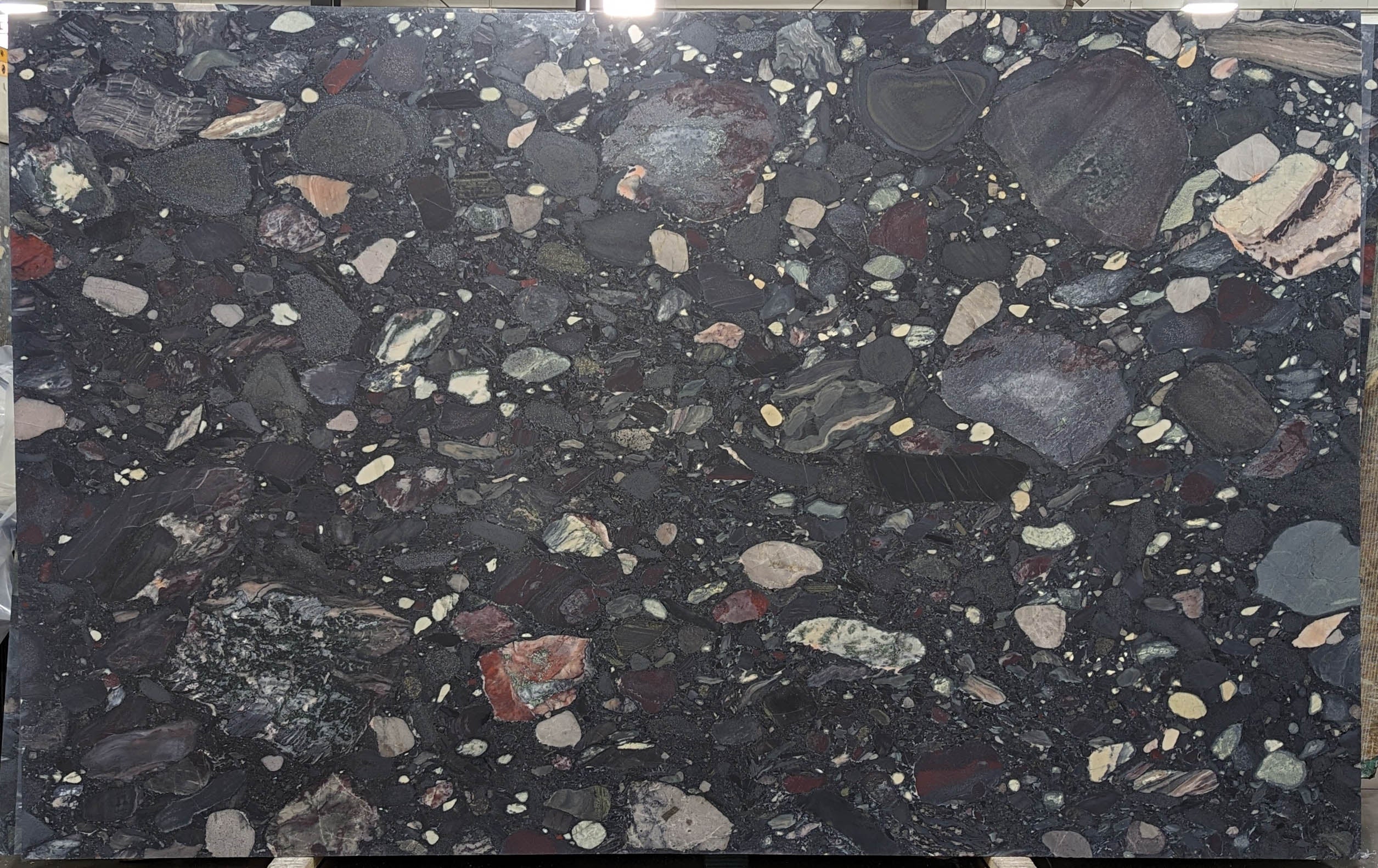  Palladium Arte Marble Slab 3/4  Honed Stone - EA561#46 -  74x118 