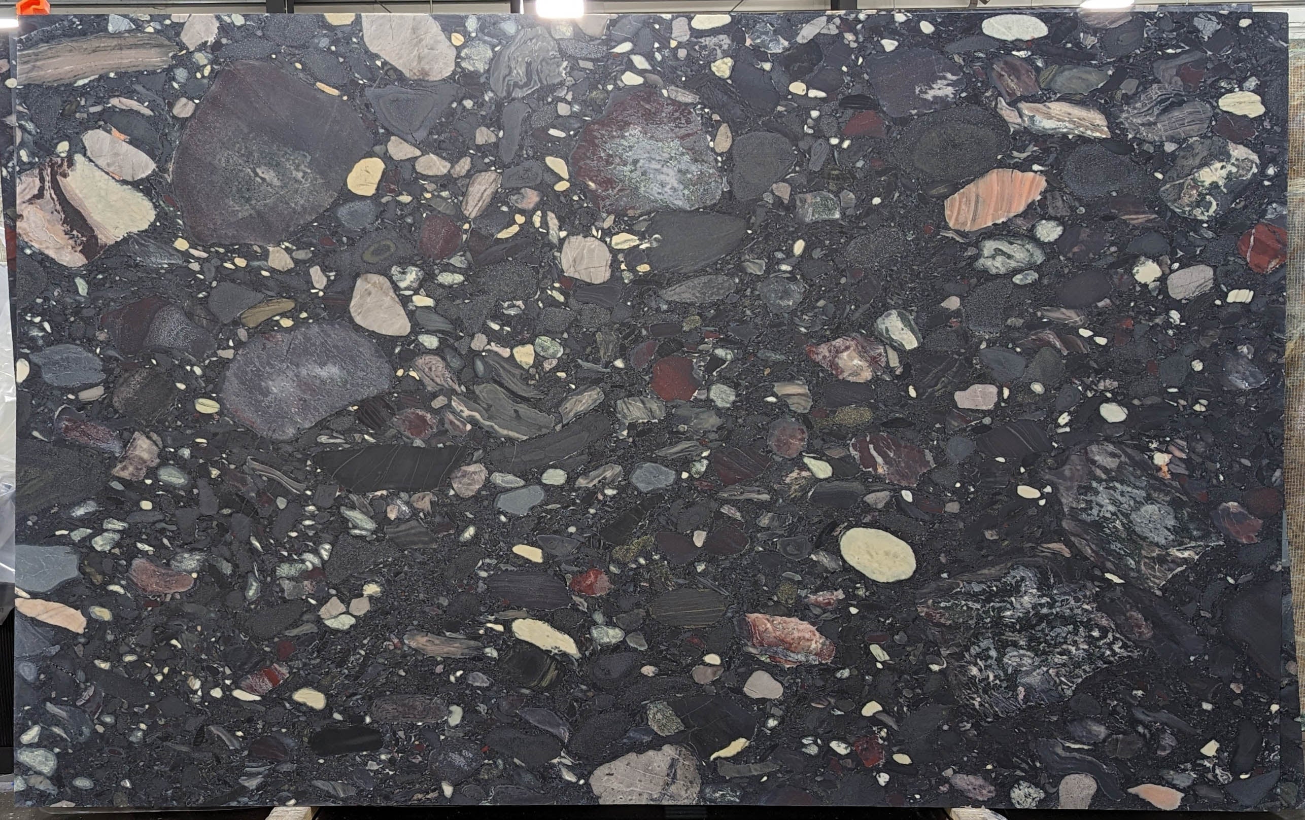  Palladium Arte Marble Slab 3/4  Honed Stone - EA561#47 -  74x118 