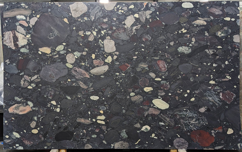  Palladium Arte Marble Slab 3/4  Honed Stone - EA561#49 -  74x118 