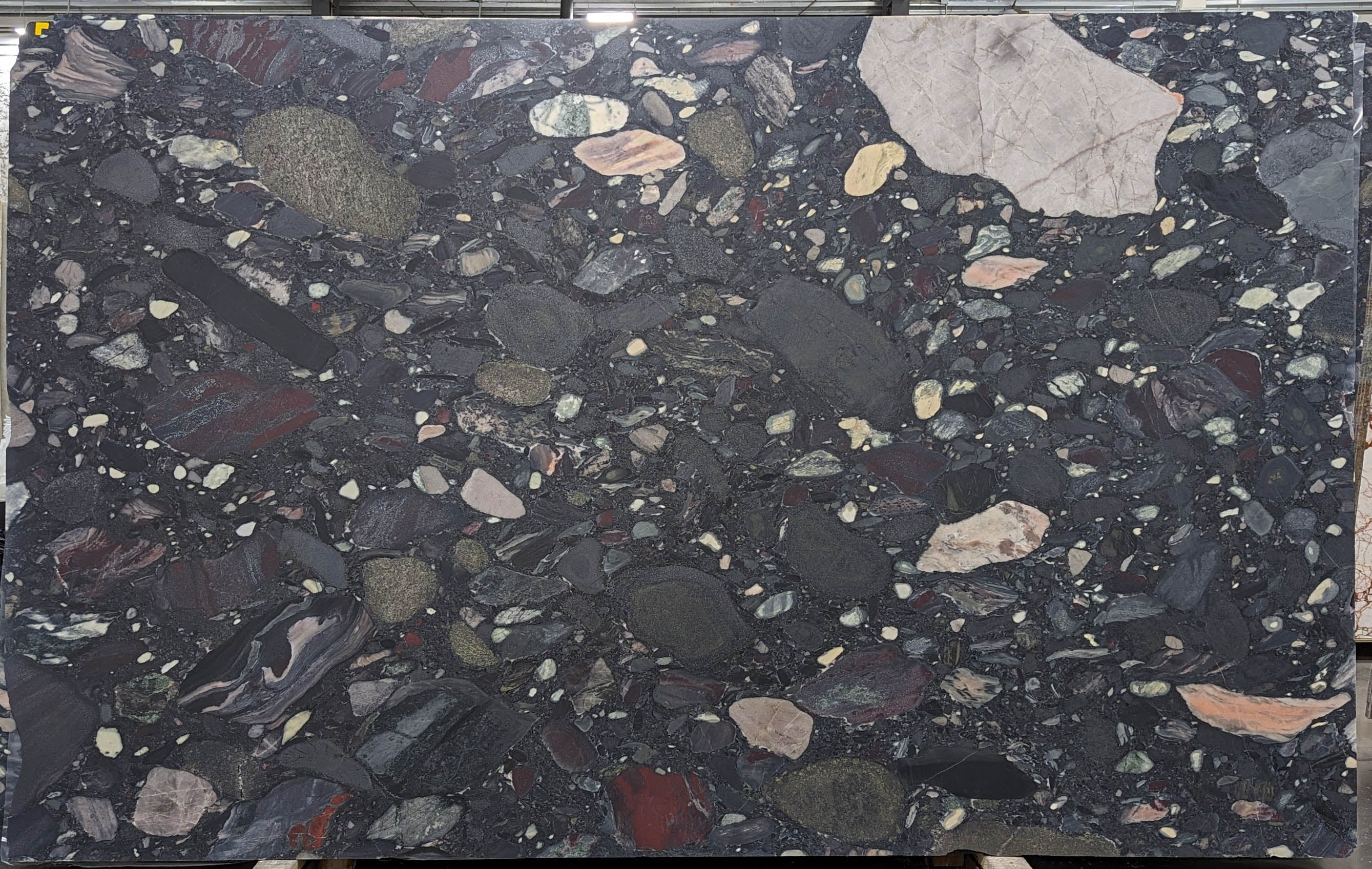  Palladium Arte Marble Slab 3/4  Honed Stone - EA561#56 -  55x115 