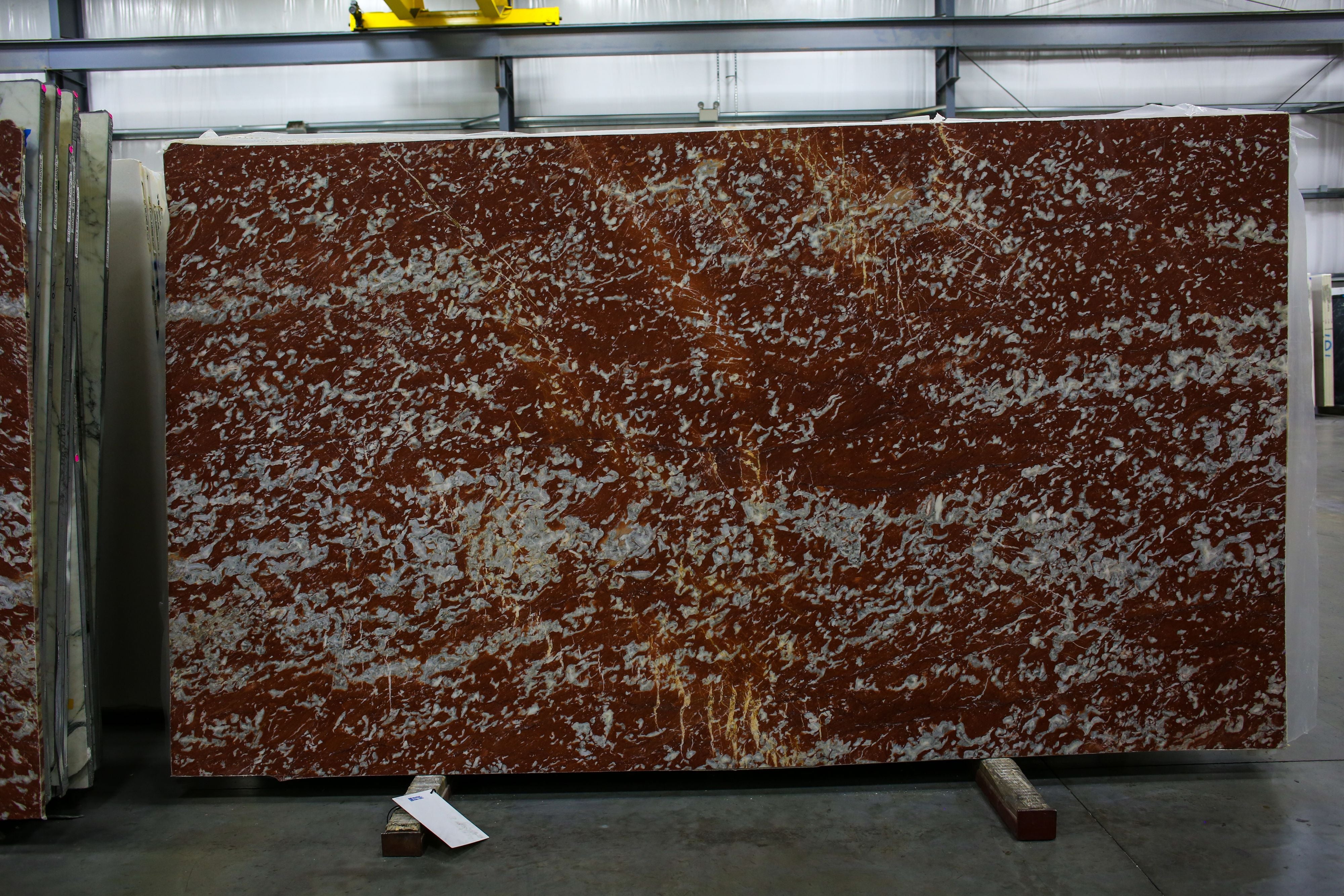  Rosso%20Francia%20Marble%20Slab%203/4%22%20%20Honed%20Stone - 55190#11 -  71X112 