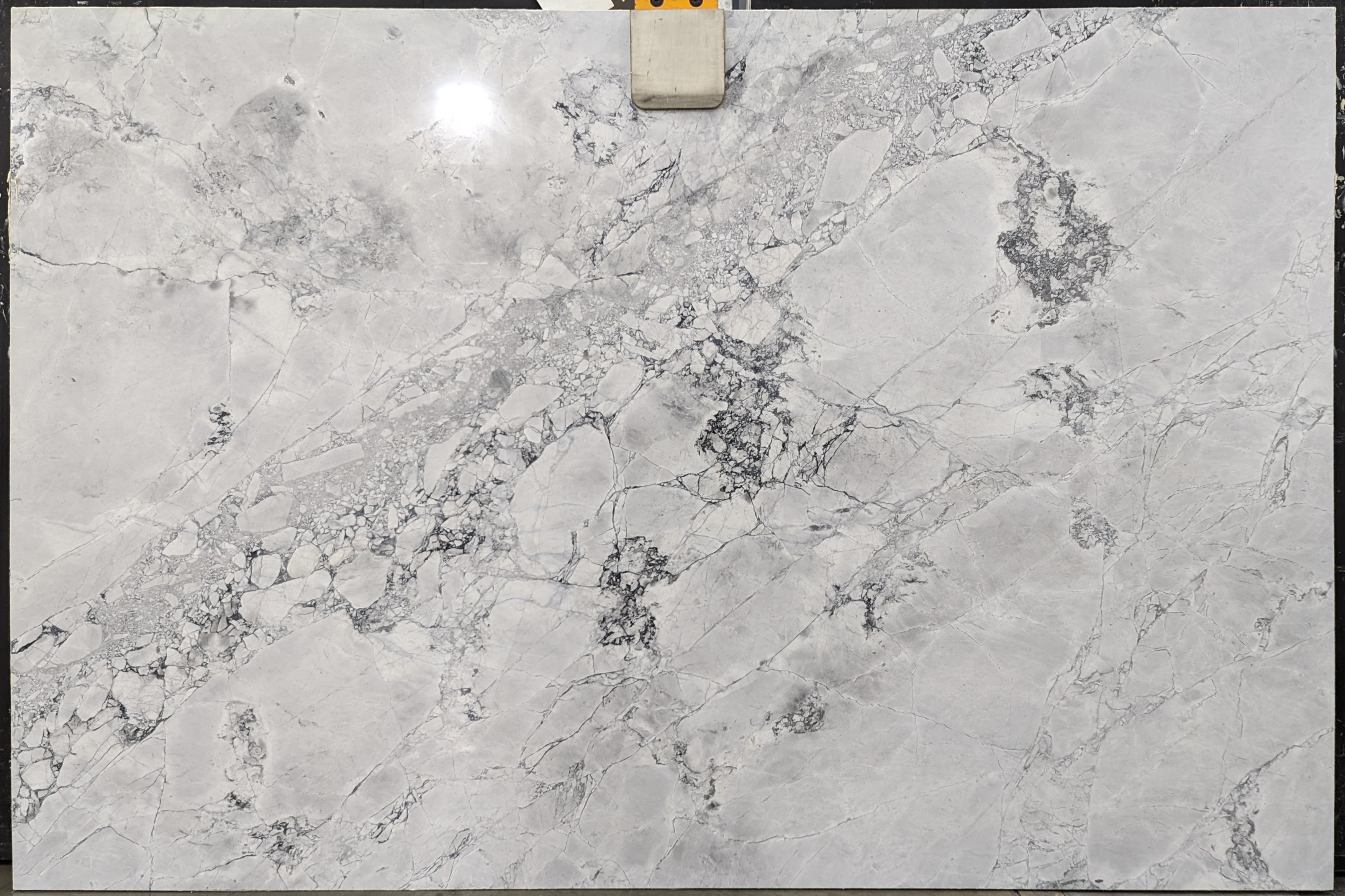  Super White Marble Slab 3/4 - P8422#39 -  77x116 