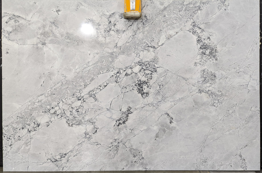  Super White Marble Slab 3/4 - P8422#40 -  77x116 