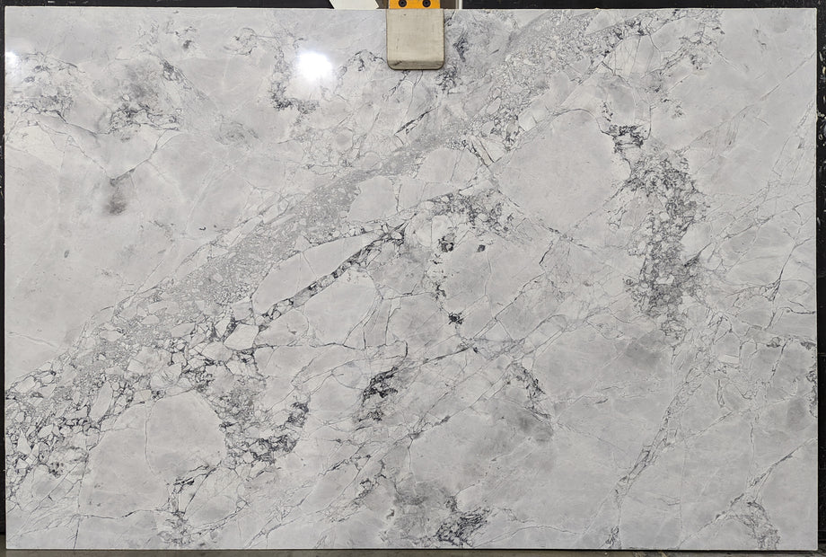  Super White Marble Slab 3/4 - P8422#43 -  77x116 