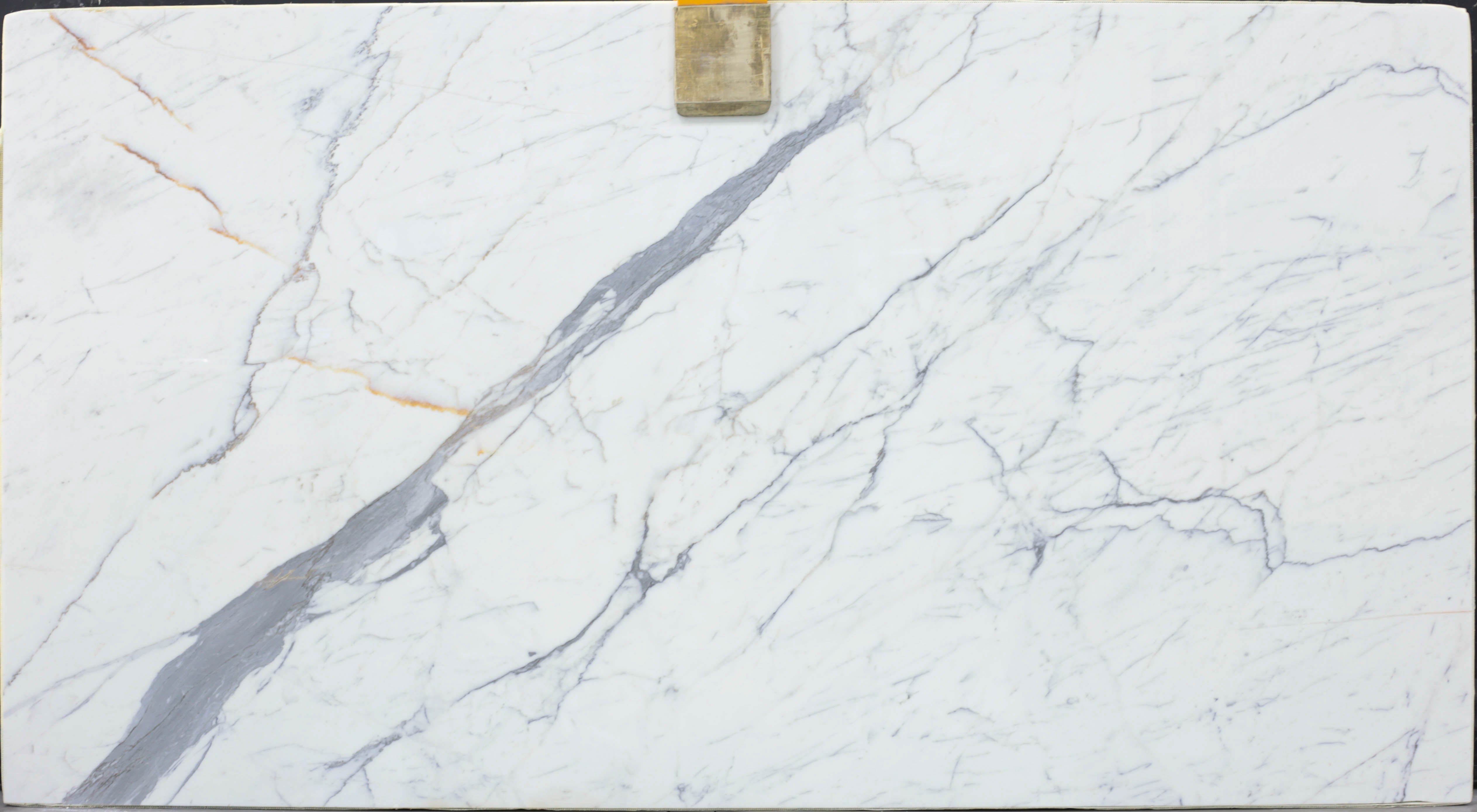  Statuario A1 Select Marble Slab 3/4 - 6395#19 -  68X128 