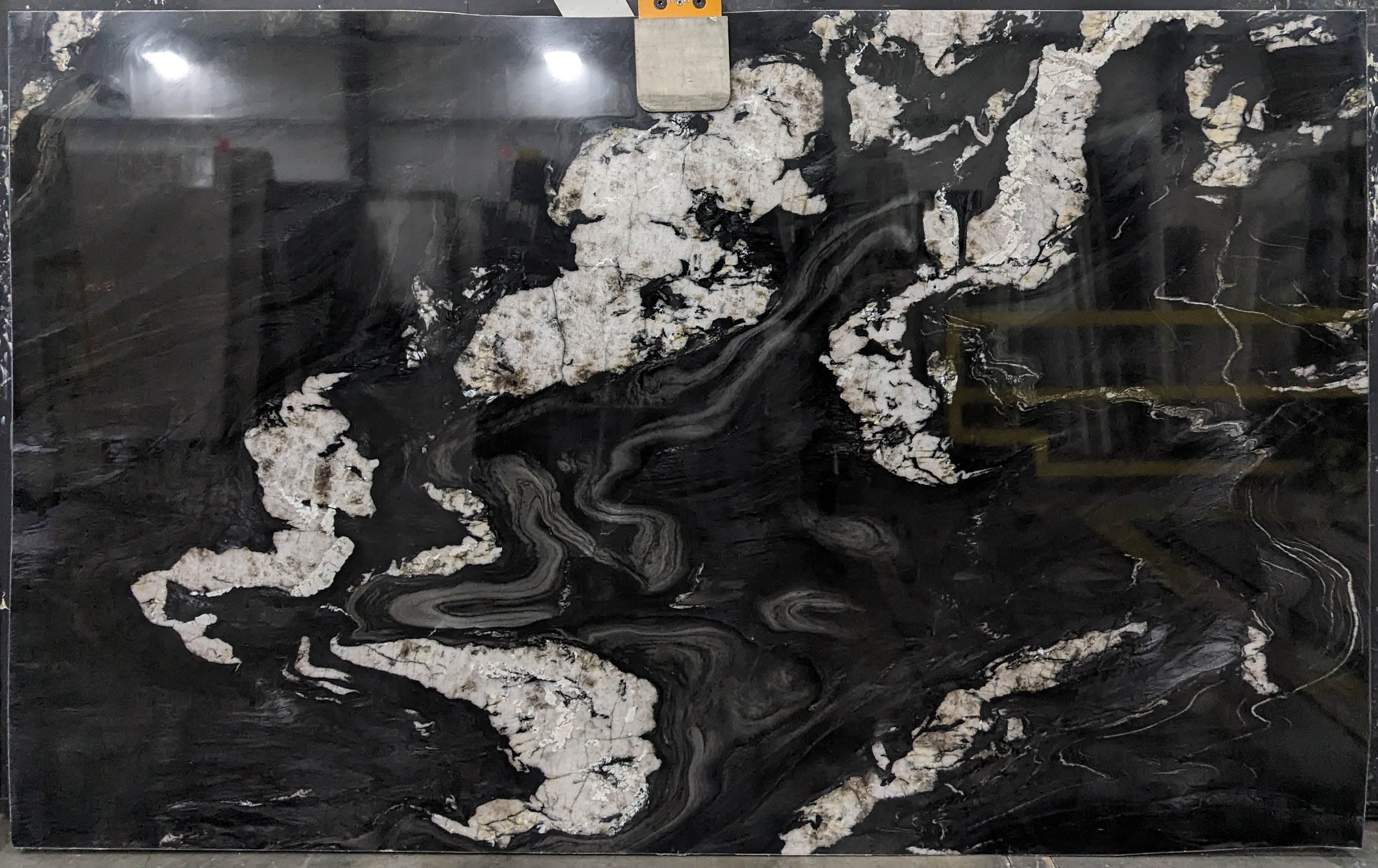  Tempest%20Black%20Quartzite%20Slab%203/4%22%20%20Stone - B054541#13 -  73x123 