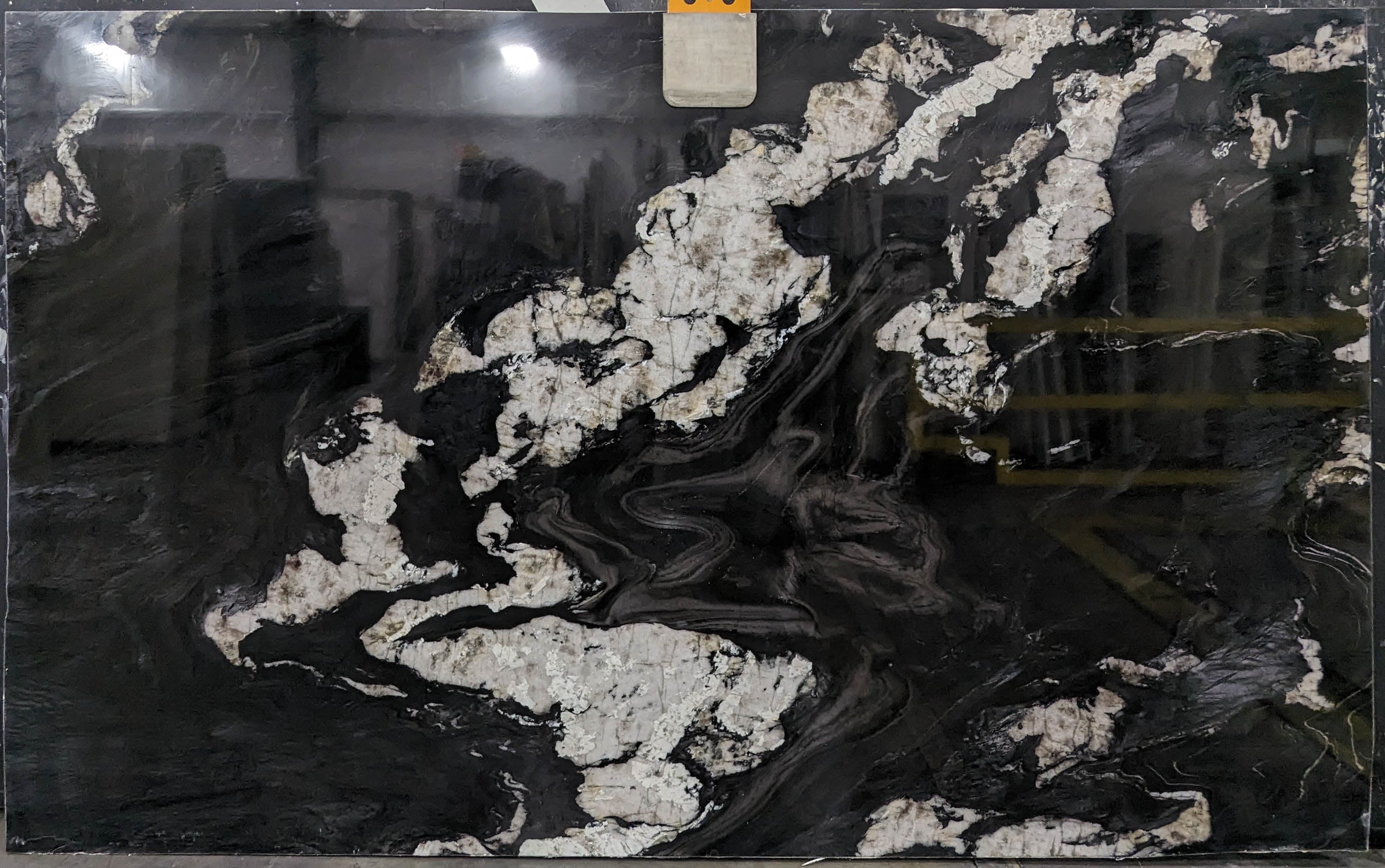  Tempest%20Black%20Quartzite%20Slab%203/4%22%20%20Stone - B054541#17 -  73x123 