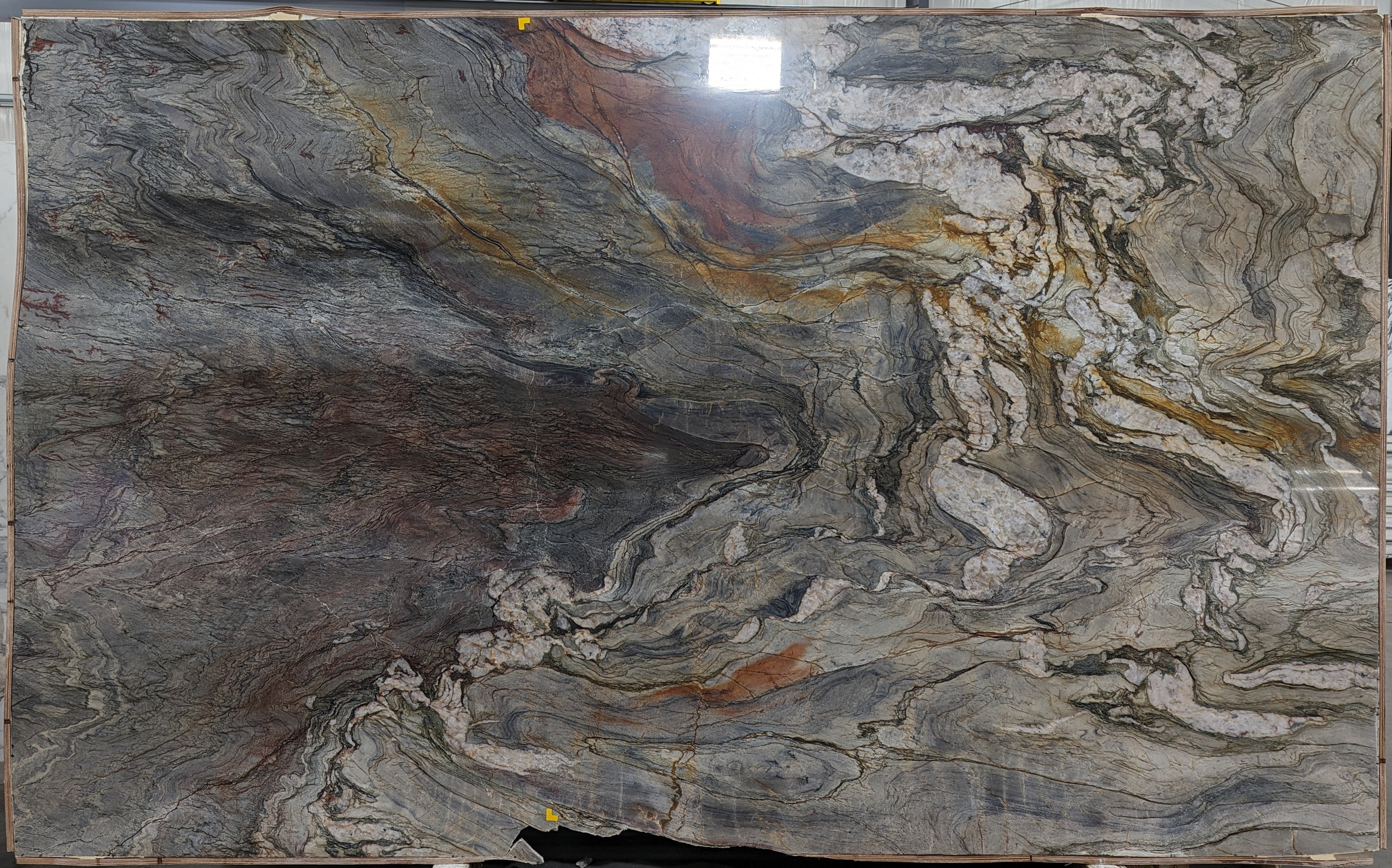  Tempest%20Blue%20Quartzite%20Slab%203/4%22%20%20Polished%20Stone - 30022#13 -  76X84 