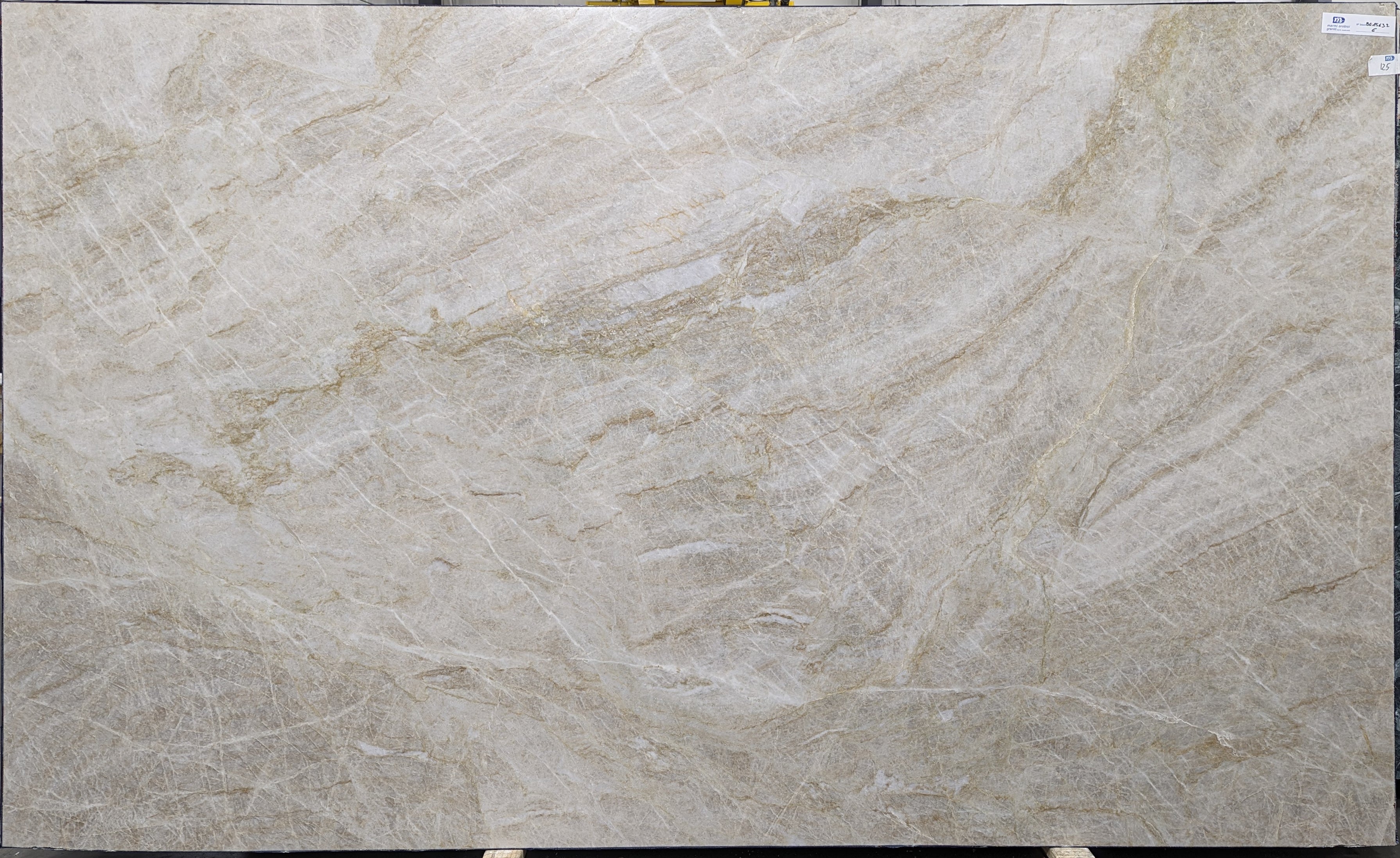  Taj Mahal Quartzite Slab 1-1/4 - BG15632#59 -  77x128 