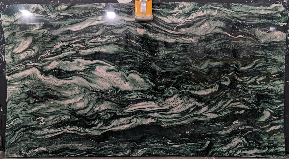  Verde Aurora Quartzite Slab 3/4  Stone - B053497#44 -  67X128 