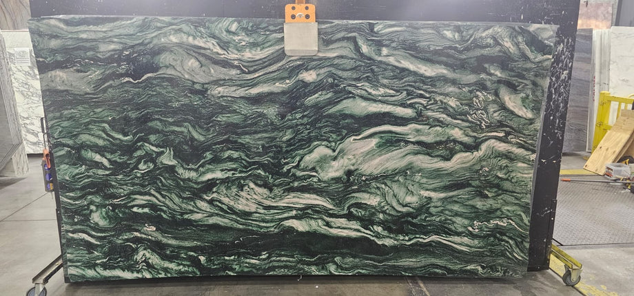  Verde Aurora Quartzite Slab 3/4  Stone - B053497#45 -  67X128 