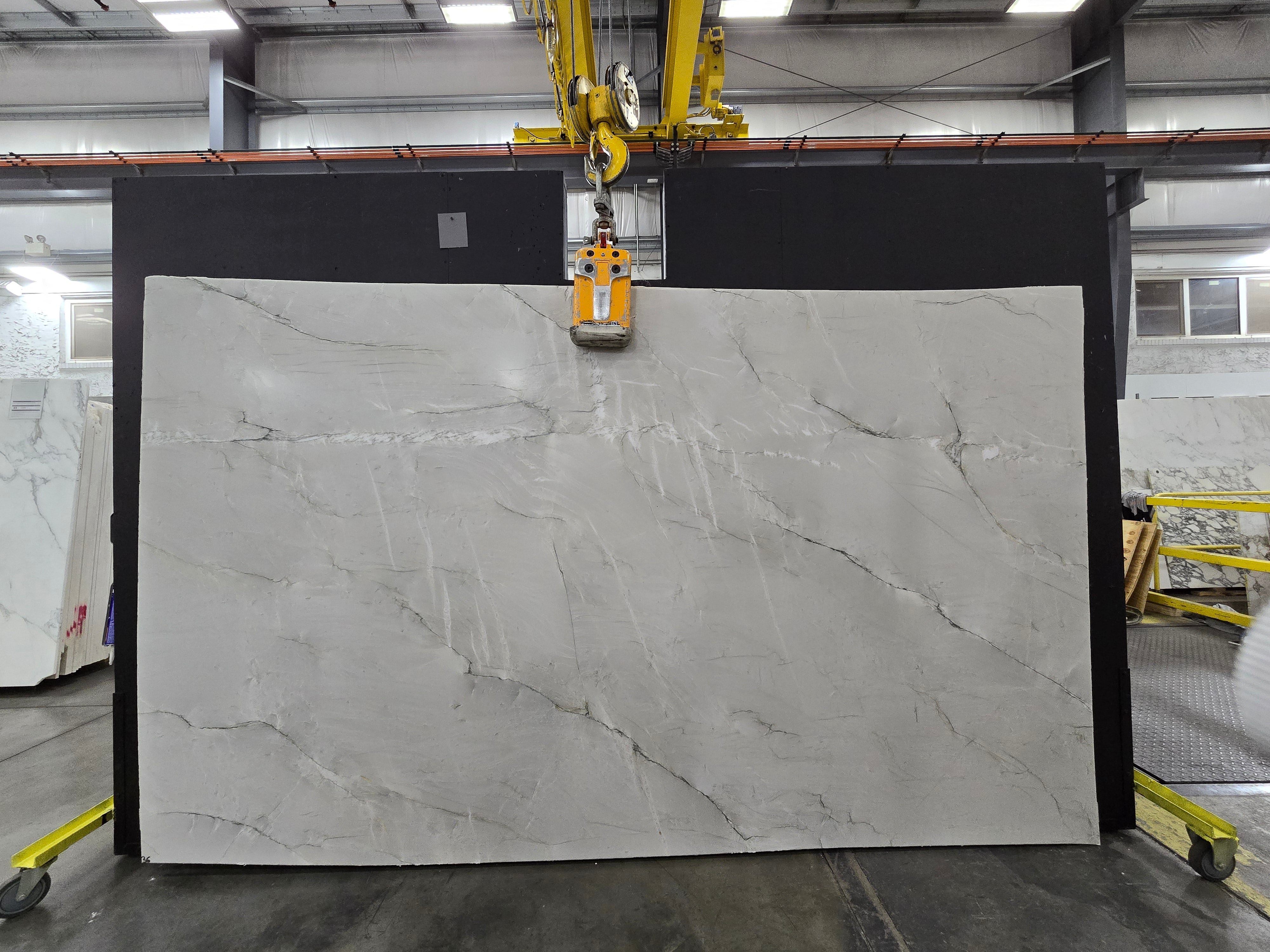  White Quartzite Slab 3/4 - B003892#36 -  75X128 