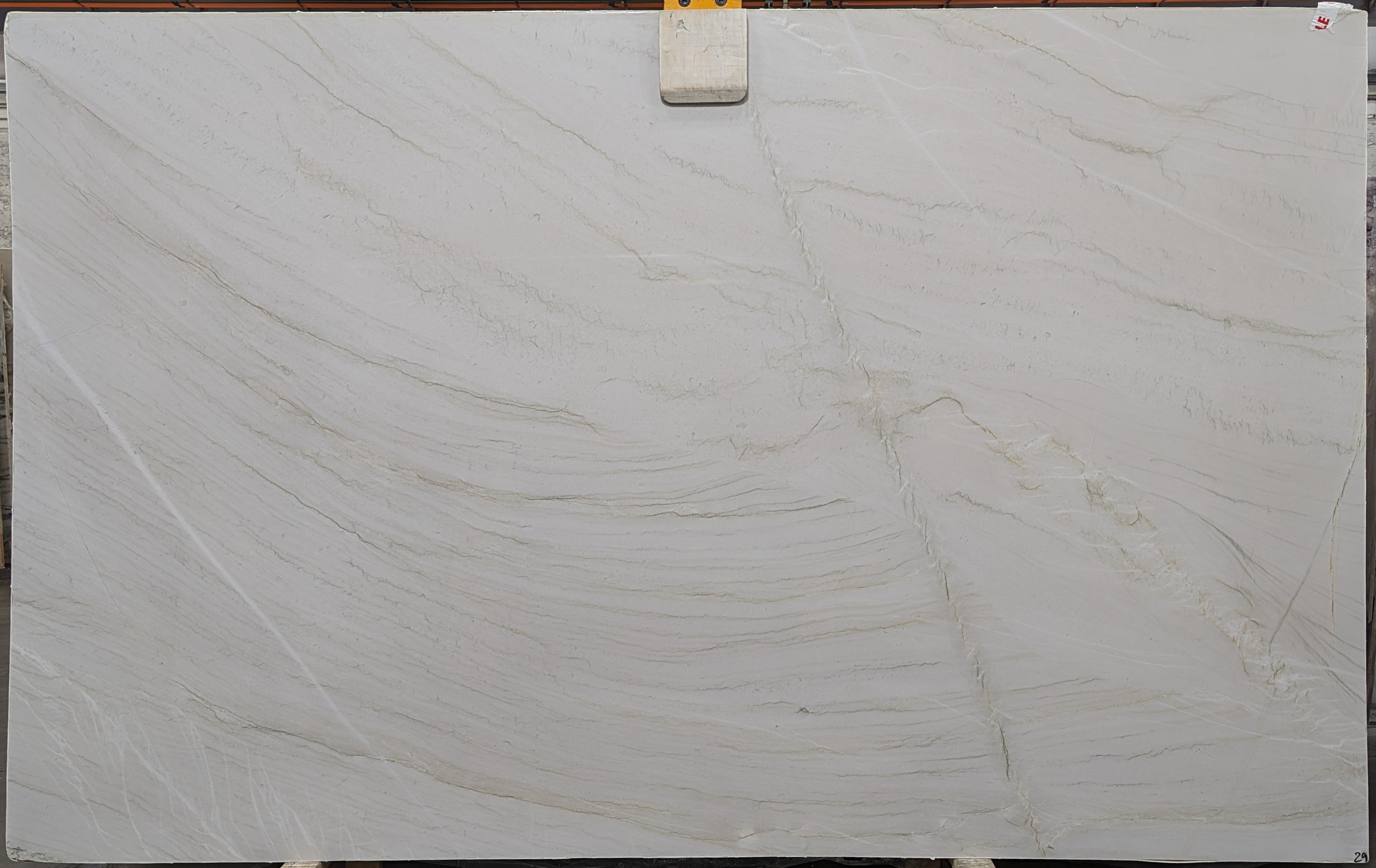  White Quartzite Slab 3/4 - B002686#29 -  80X128 