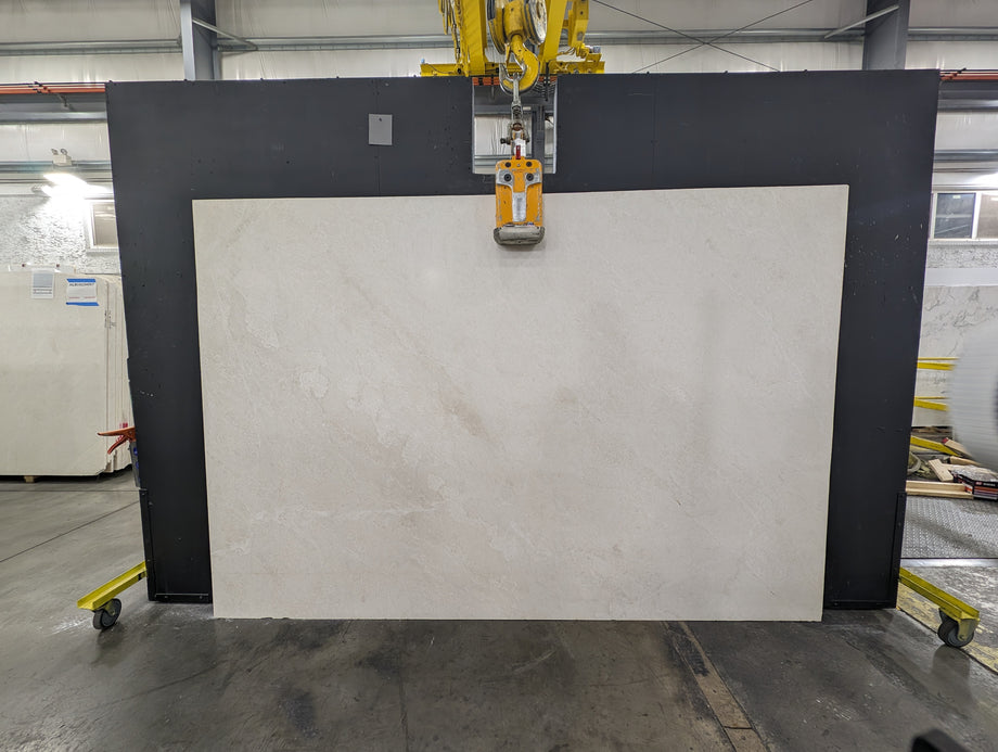  White Sand Marble Slab 3/4 - 1084#22 -  76X112 VS 