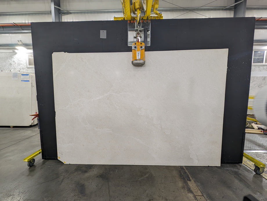  White Sand Marble Slab 3/4 - 1084#35 -  76X112 VS 
