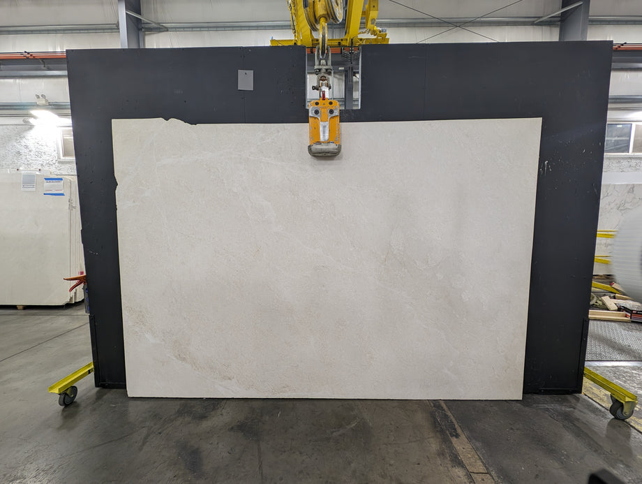  White Sand Marble Slab 3/4 - 1084#44 -  76X112 VS 