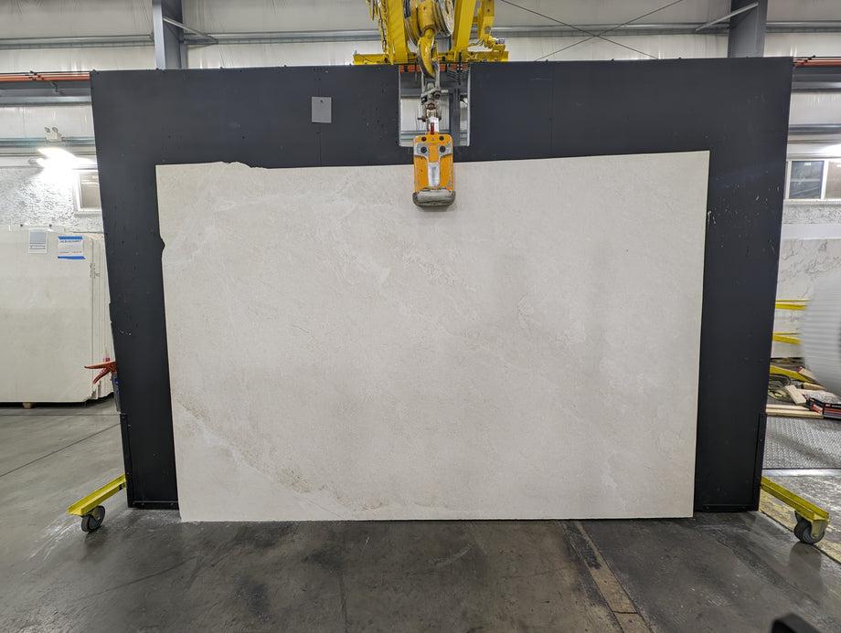  White Sand Marble Slab 3/4 - 1084#45 -  76X112 VS 