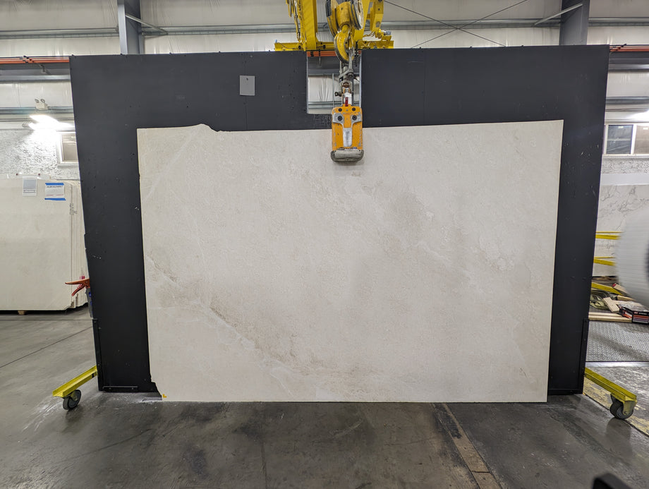  White Sand Marble Slab 3/4 - 1084#50 -  76X112 VS 