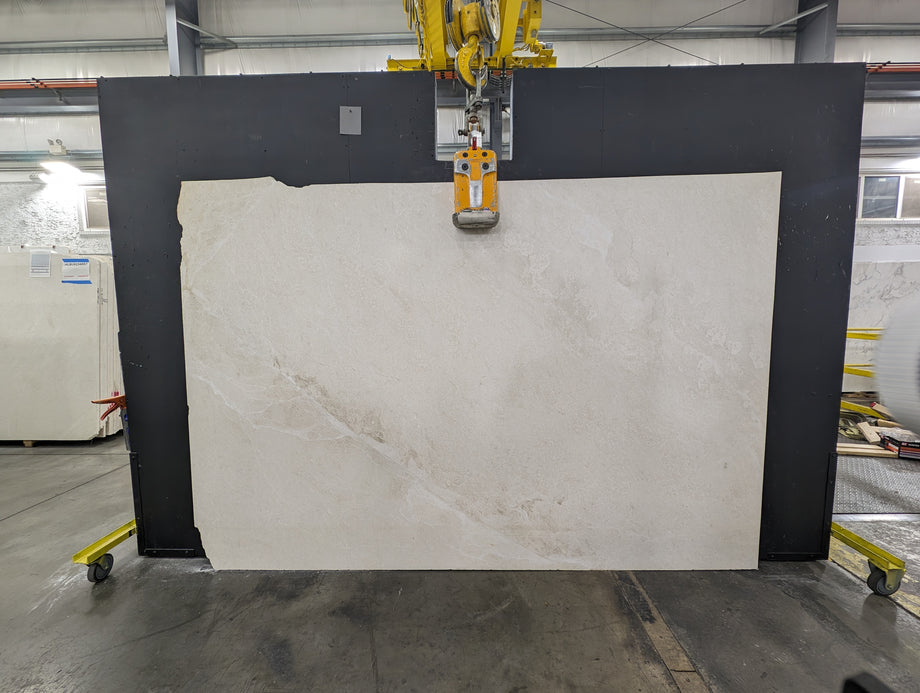  White Sand Marble Slab 3/4 - 1084#55 -  76X112 VS 
