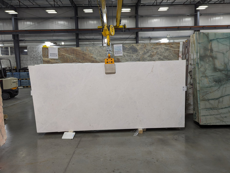  White Sand Marble Slab 3/4 - KM23483#11 -  53x120 VS 