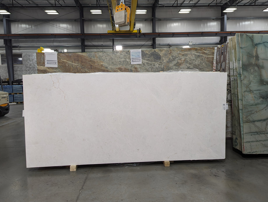  White Sand Marble Slab 3/4 - KM23483#14 -  52x120 VS 