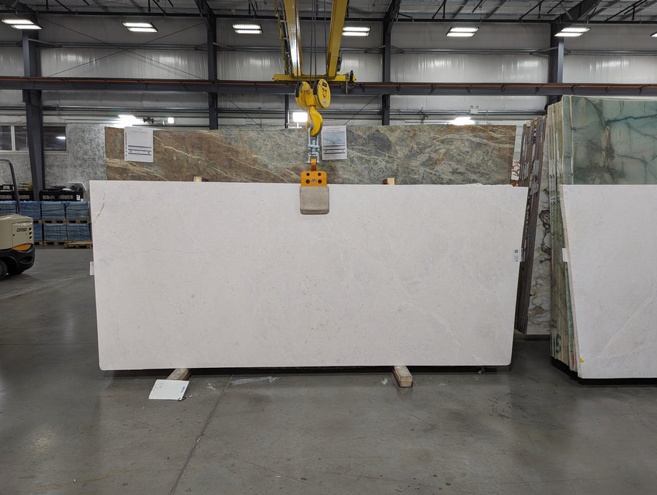  White Sand Marble Slab 3/4 - KM23483#28 -  52x119 VS 