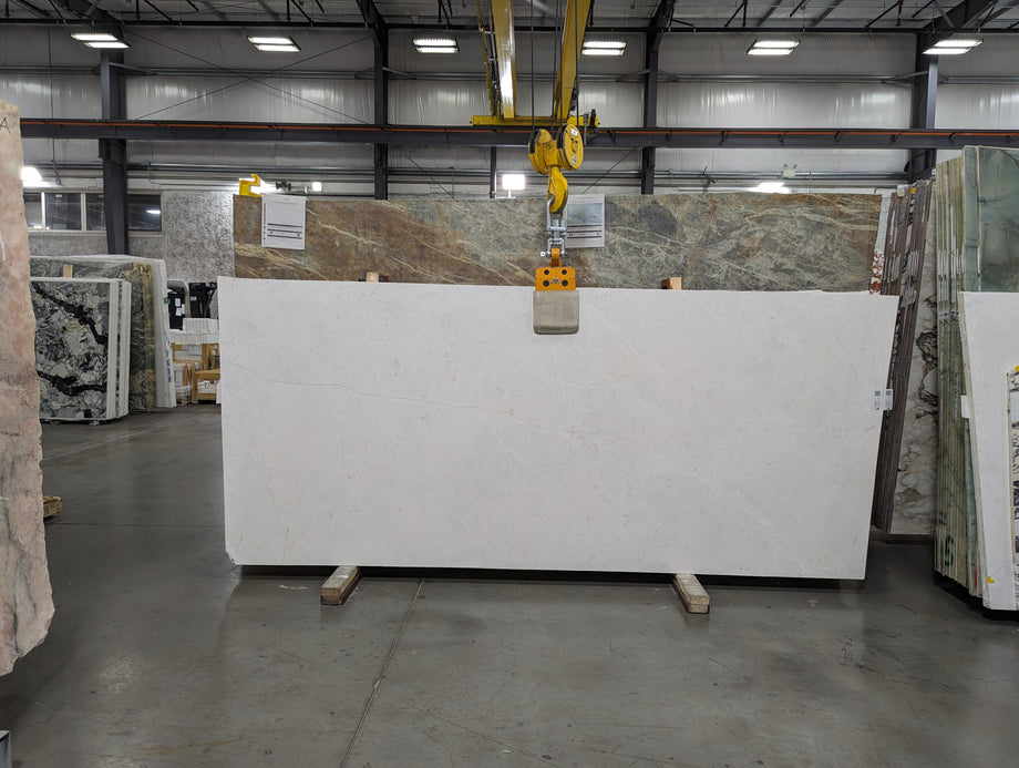  White Sand Marble Slab 3/4 - KM23483#32 -  52x120 VS 