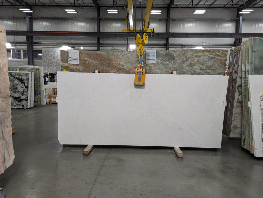  White Sand Marble Slab 3/4 - KM23483#34 -  52x119 VS 