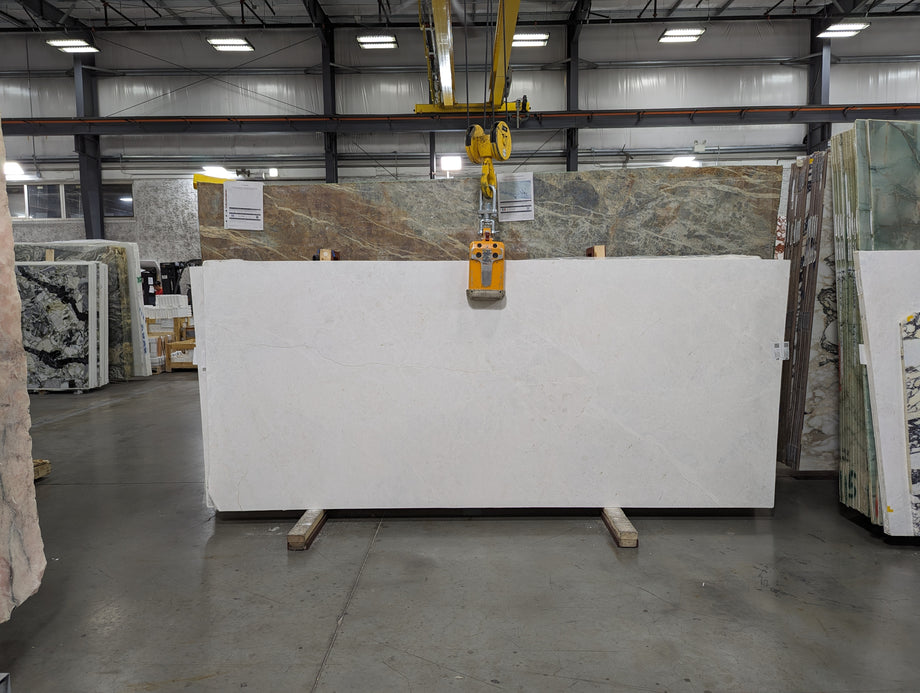  White Sand Marble Slab 3/4 - KM23483#36 -  52x119 VS 